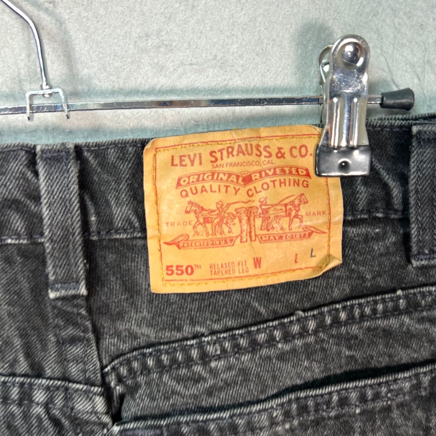 Levi's VINTAGE Levi's 550 Womens Jeans Shirt? Size 30" / US 8 / IT 44 - 3 Thumbnail