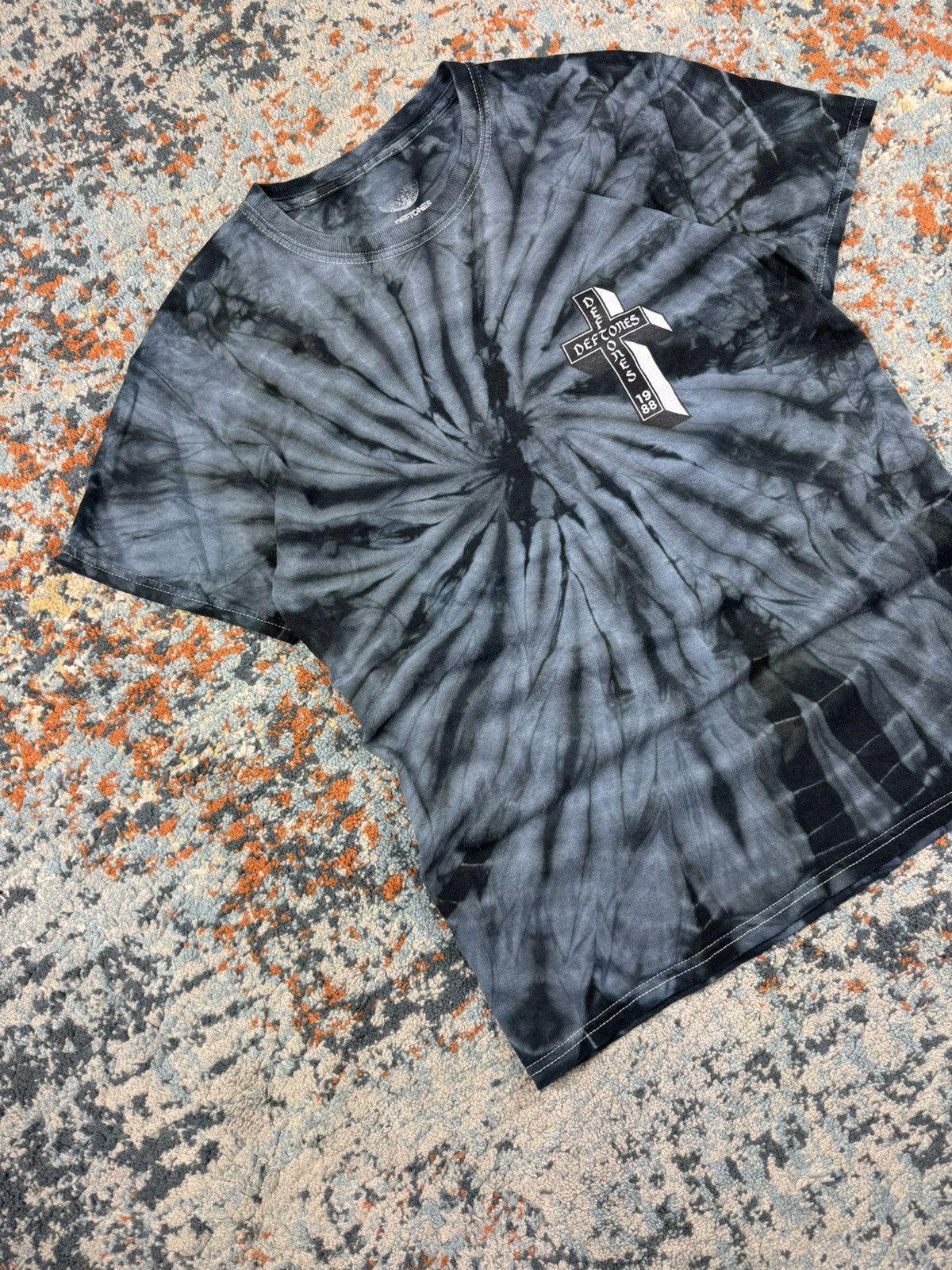 Band Tees × Vintage Vintage 00s Deftones until death tour tie dye graphic tee Size US S / EU 44-46 / 1 - 4 Thumbnail