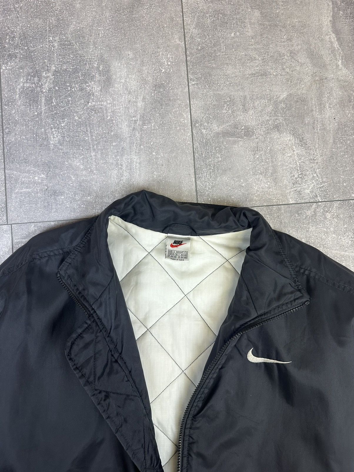 Vintage Men’s distressed Nike overprint logo swoosh jacket Size US S / EU 44-46 / 1 - 13 Thumbnail