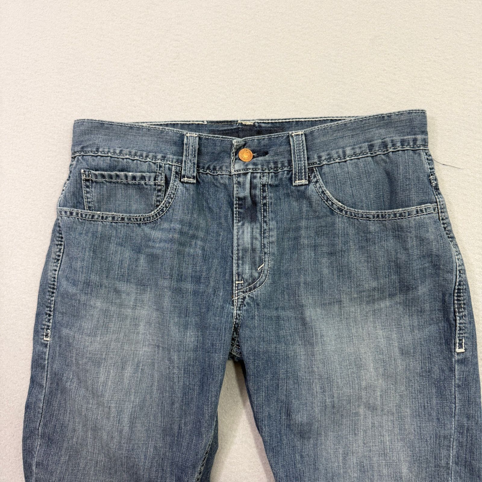 Levi's Vintage Levis 511 Jean Shorts Mens 33 Blue 11" Inseam Skinny Size US 33 - 2 Thumbnail