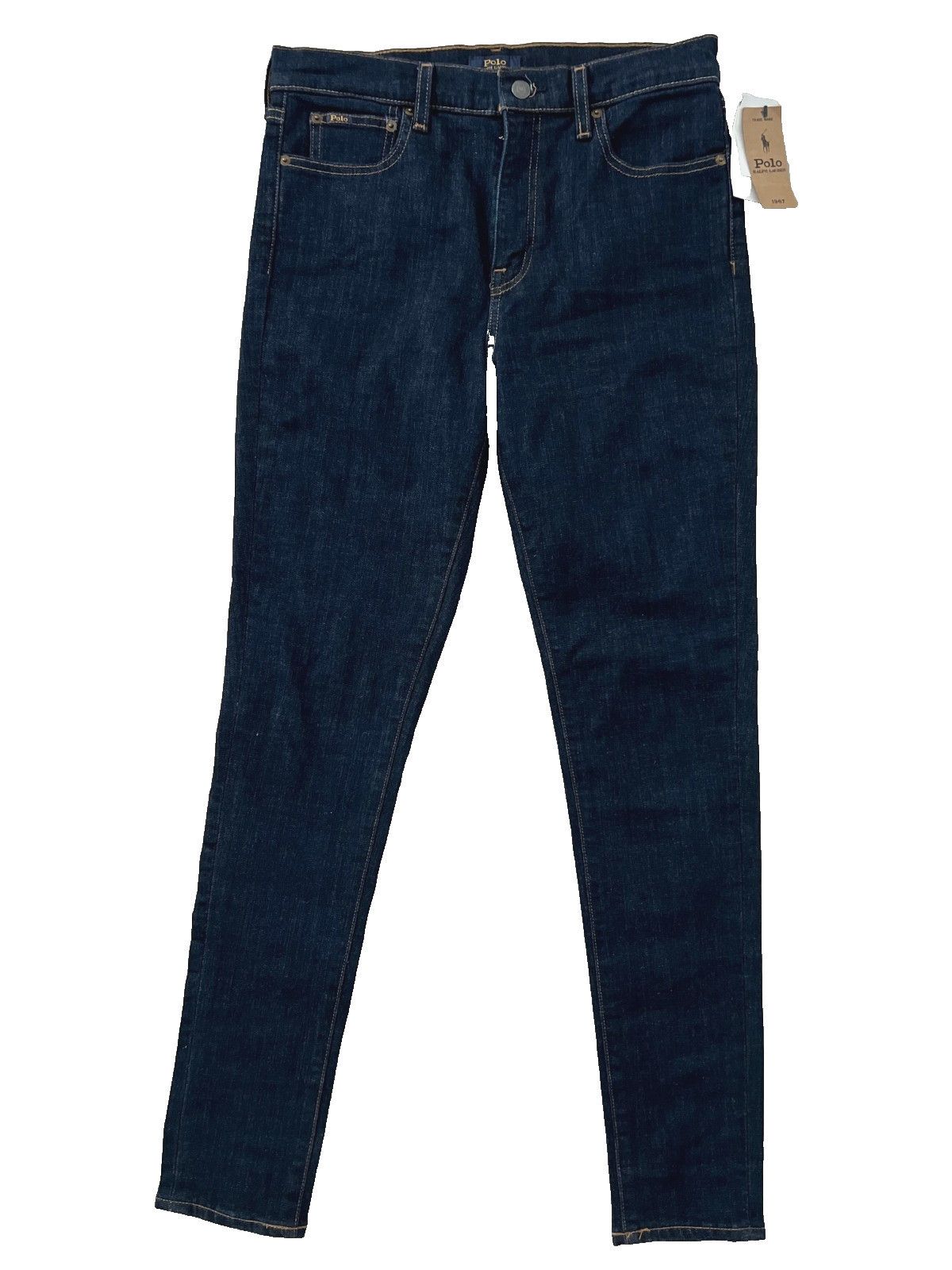 Polo Ralph Lauren Polo Ralph Lauren Skinny Denim Jeans Dark Blue ( 30 ) Size 30" / US 8 / IT 44 - 1 Thumbnail
