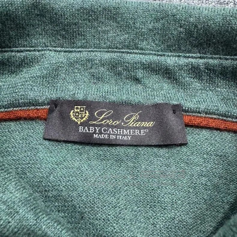 Loro Piana Loro Piana Solid Cashmere Polo Sweater. Size US L / EU 52-54 / 3 - 2 Thumbnail