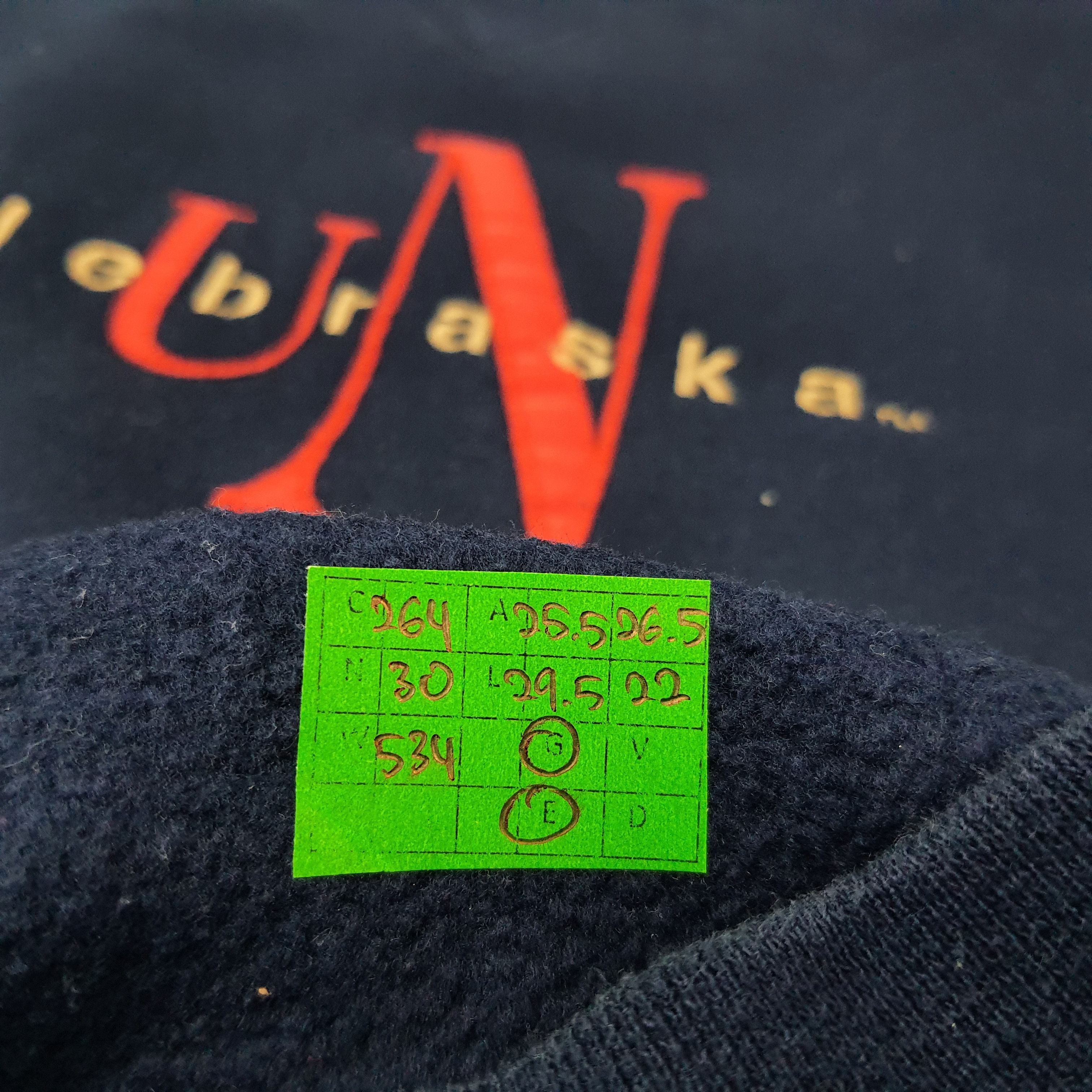 Russell Athletic Vintage Russell University of Nebraska Sweatshirt C264N30 Size US XL / EU 56 / 4 - 7 Thumbnail