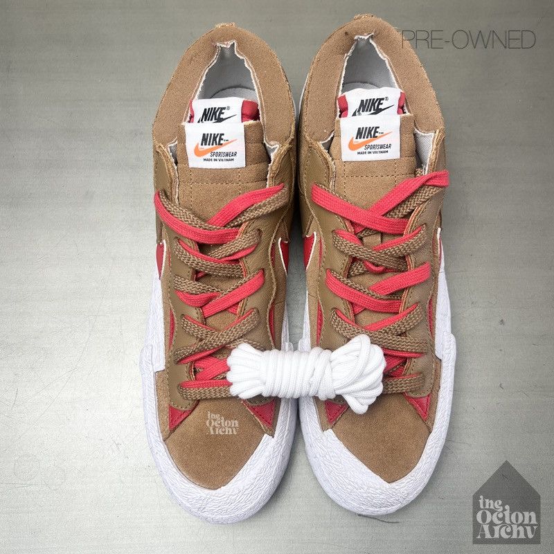 Nike × Sacai Nike x Sacai Blazer Low 'British Tan' DD1877-200 Size US 10.5 / EU 43-44 - 9 Thumbnail
