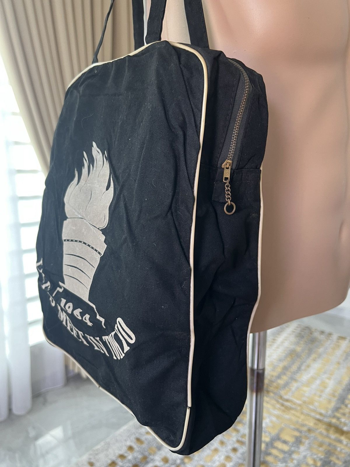 Japanese Brand Vintage Tokyo Olympic hand carry bag Size ONE SIZE - 3 Thumbnail
