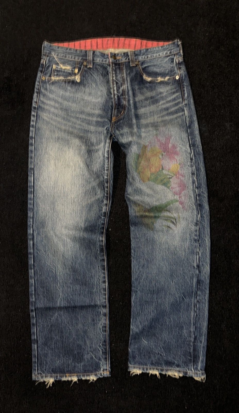 PHENOMENON Phenomenon floral jeans Size US 34 / EU 50 - 1 Thumbnail