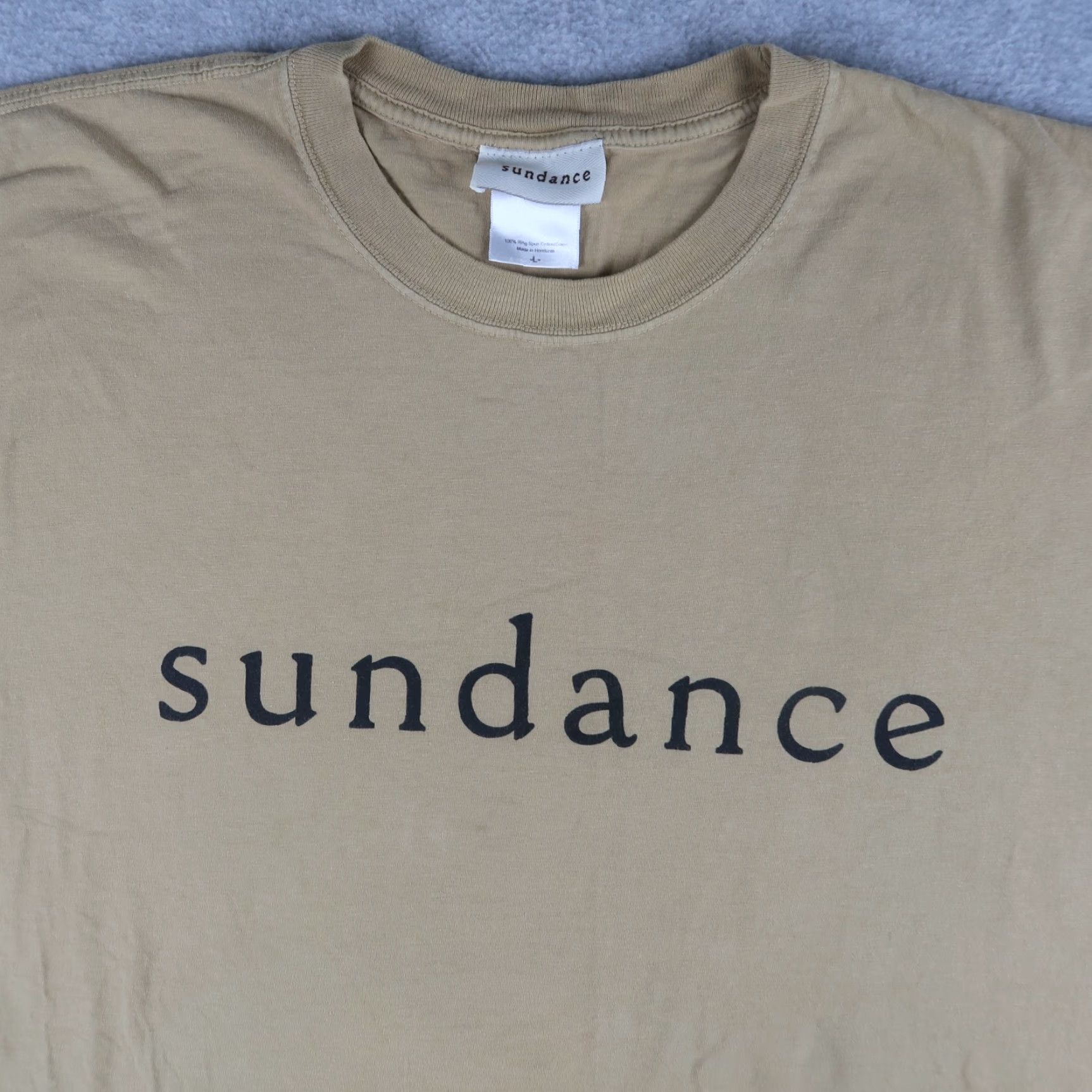 Spell VINTAGE 90s Sun Dance Film Festival Graphic Print Long Sleeve Shirt Adult L Tan Mens Size US L / EU 52-54 / 3 - 3 Thumbnail