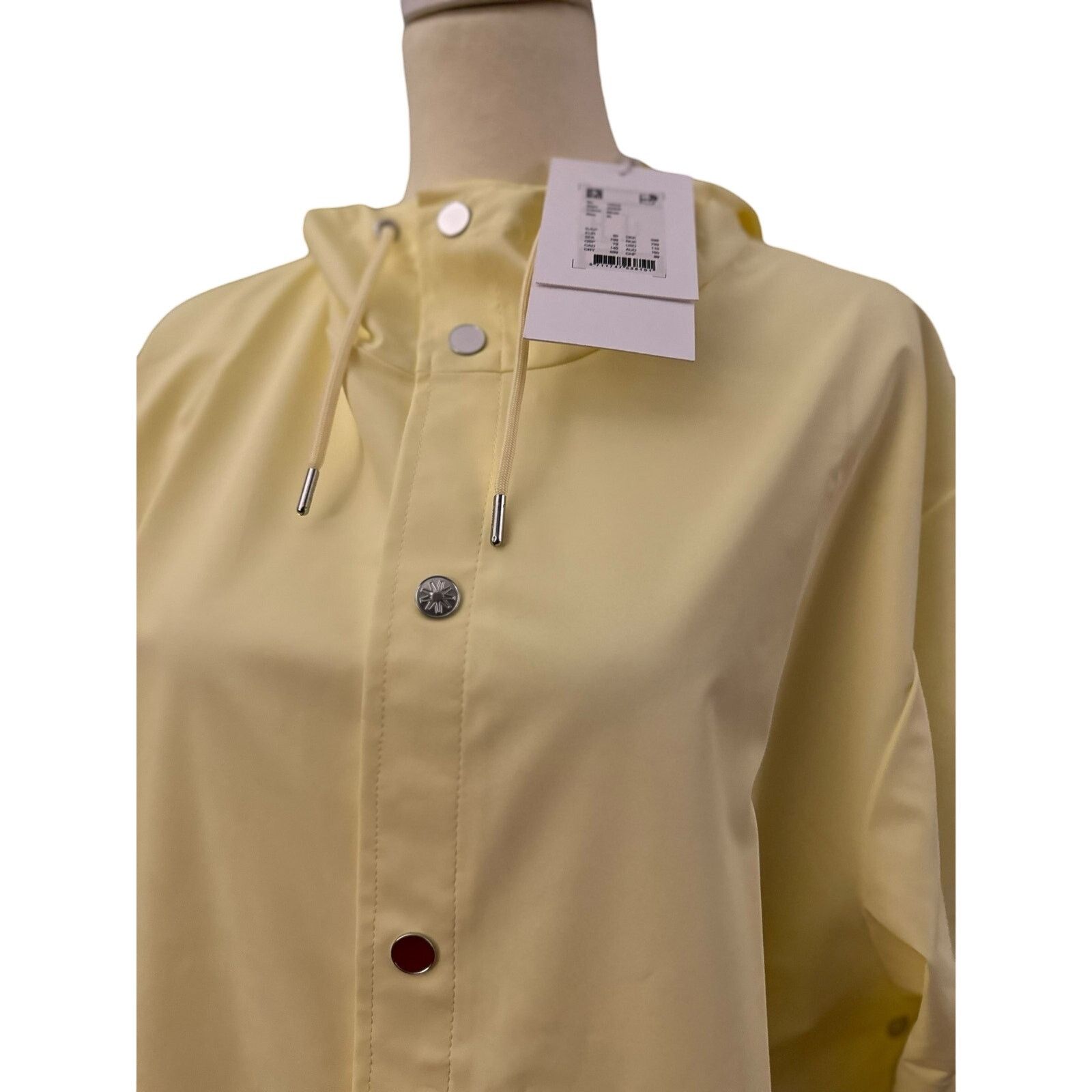 Rains Rains Waterproof Jacket, Straw Color, Size XL, NWT, Unisex Size XL / US 12-14 / IT 48-50 - 5 Thumbnail