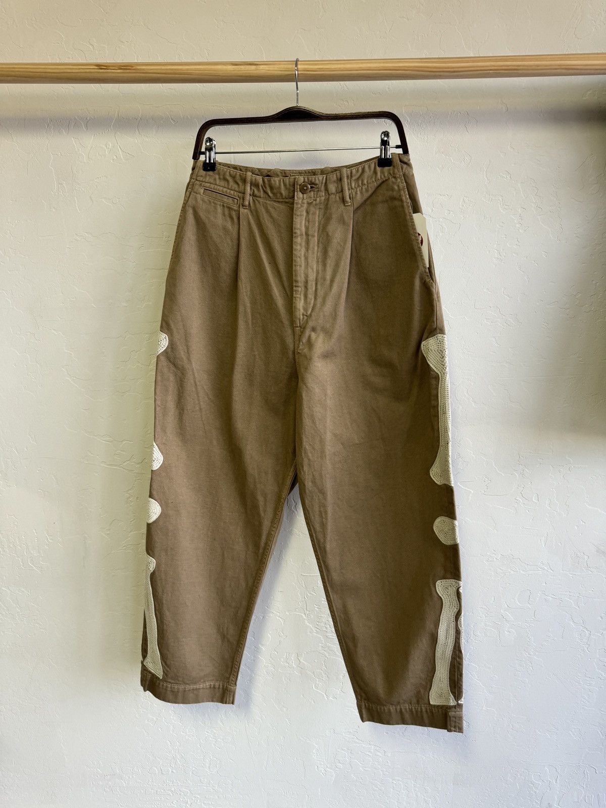 image of Kapital Bones Khaki Pants, Men's (Size 30)