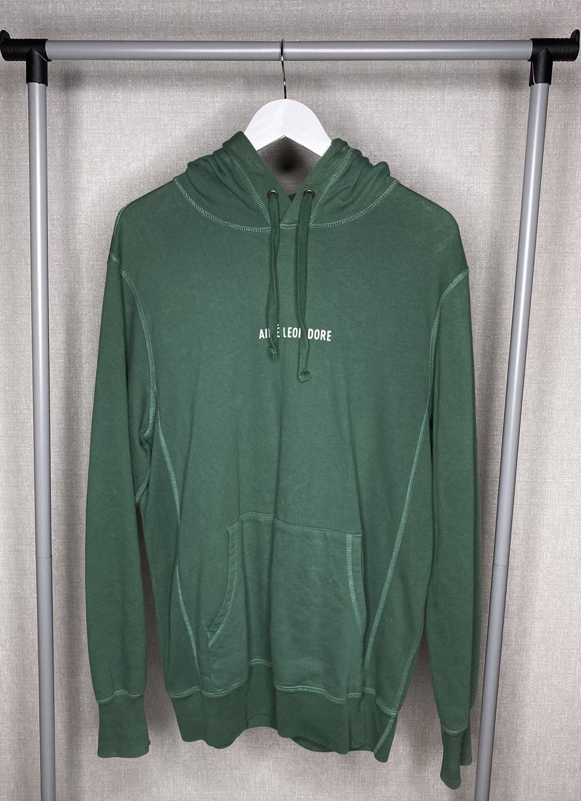 Aime Leon Dore Green Hoodie Size M