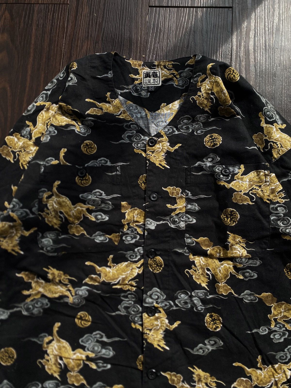 Karakuri Tamashii JAPANESE BRAND FULLPRINT SHIRT DRAGON Size US M / EU 48-50 / 2 - 2 Thumbnail