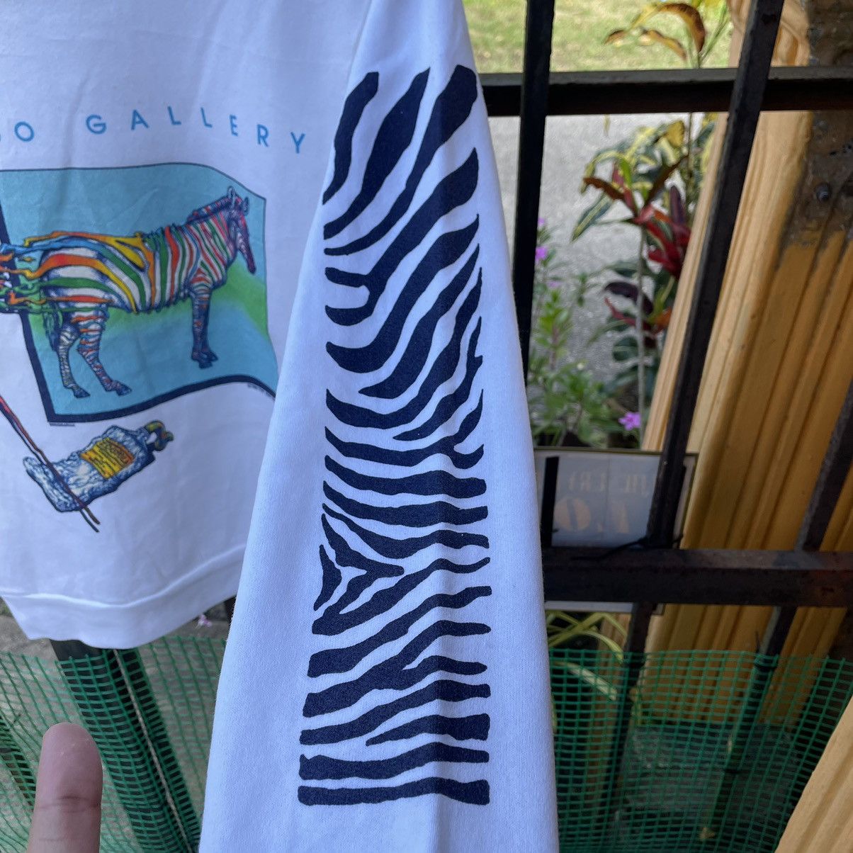 Fruit Of The Loom × Habitat × Vintage 🔥Vintage 1983 The Zoo Gallery Zebra Habitat Sweatshirts Size US XS / EU 42 / 0 - 9 Thumbnail