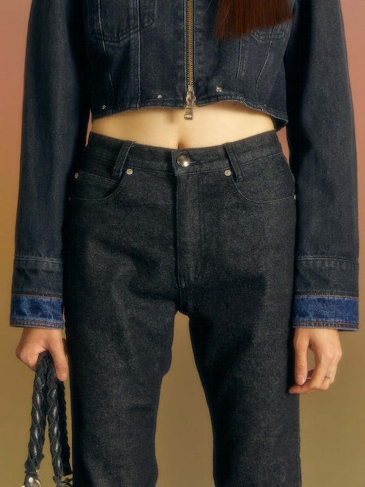 Andersson Bell Andersson Bell Martina Western Jeans - Matt Black Size US 29 - 8 Thumbnail