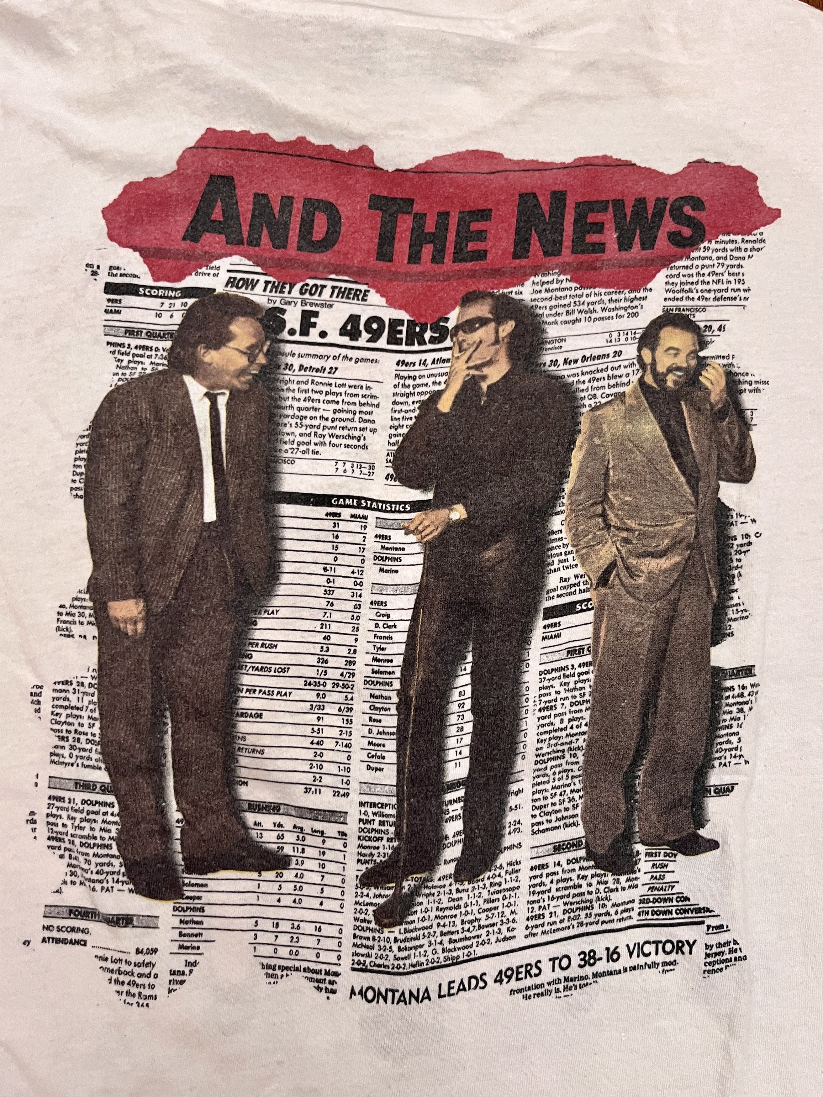 Hanes Vintage 1987 Huey Lewis and The News Tour Shirt XL Size US XL / EU 56 / 4 - 5 Thumbnail