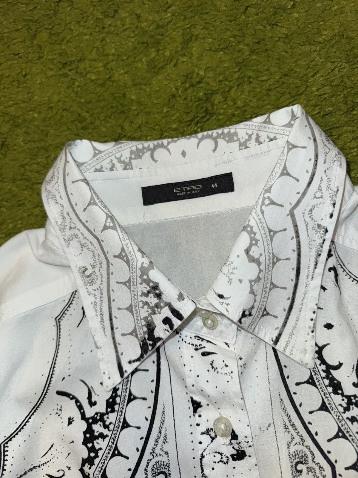 Designer × Etro Etro avant garde iconic graphic shirt blouse Size M / US 6-8 / IT 42-44 - 3 Thumbnail