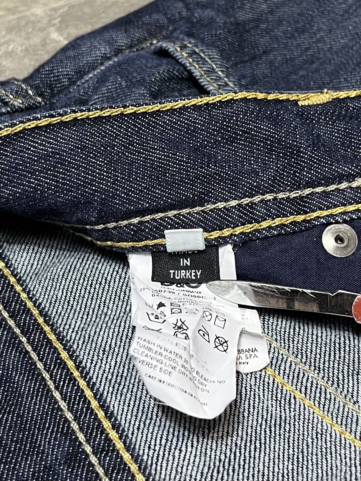 Dolce & Gabbana Dolce Gabbana Vintage Denim Jeans Baggy Faded Size US 34 / EU 50 - 17 Thumbnail