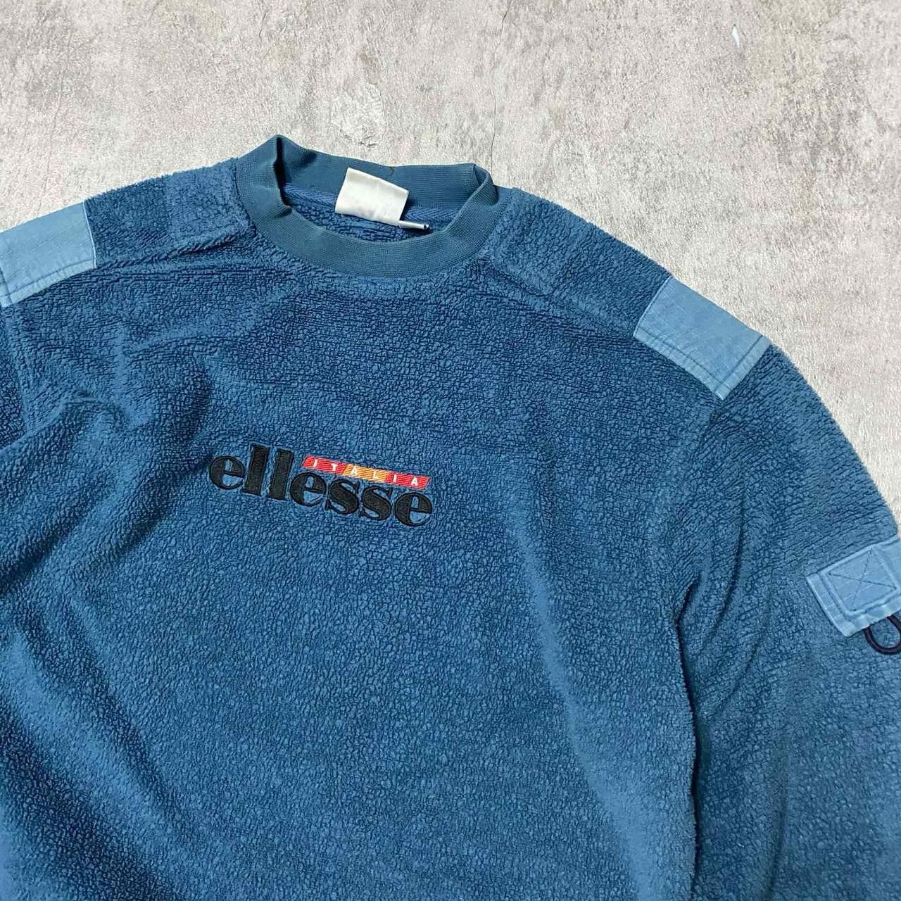 Ellesse Navy blue Ellesse sweatshirt with embroidered logo and blue Size US M / EU 48-50 / 2 - 2 Thumbnail
