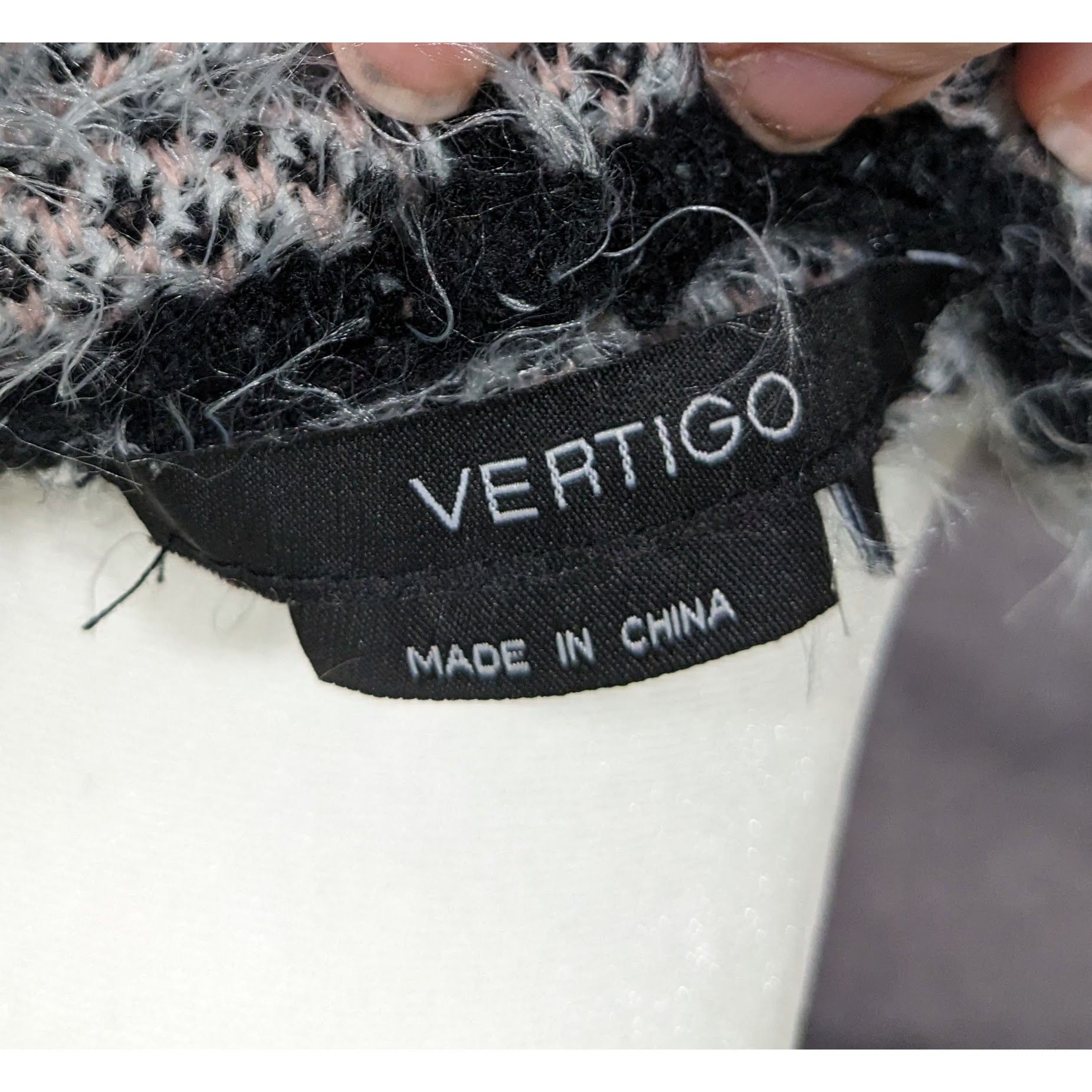 Other Abstract Fluffy Hooded Cardigan by Vertigo Size M / US 6-8 / IT 42-44 - 12 Thumbnail
