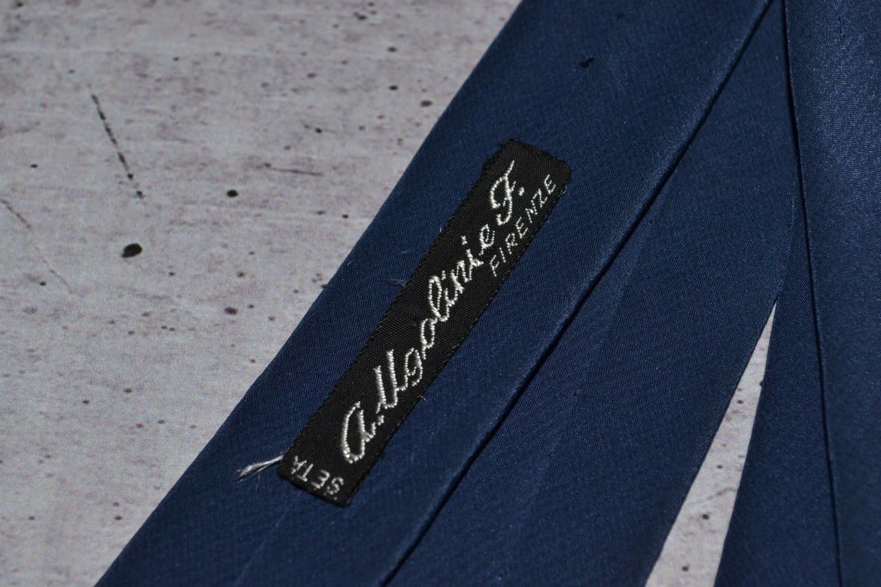Vintage × Yves Saint Laurent Vintage Tie Yves Saint Laurent Blue Silk Size ONE SIZE - 4 Thumbnail