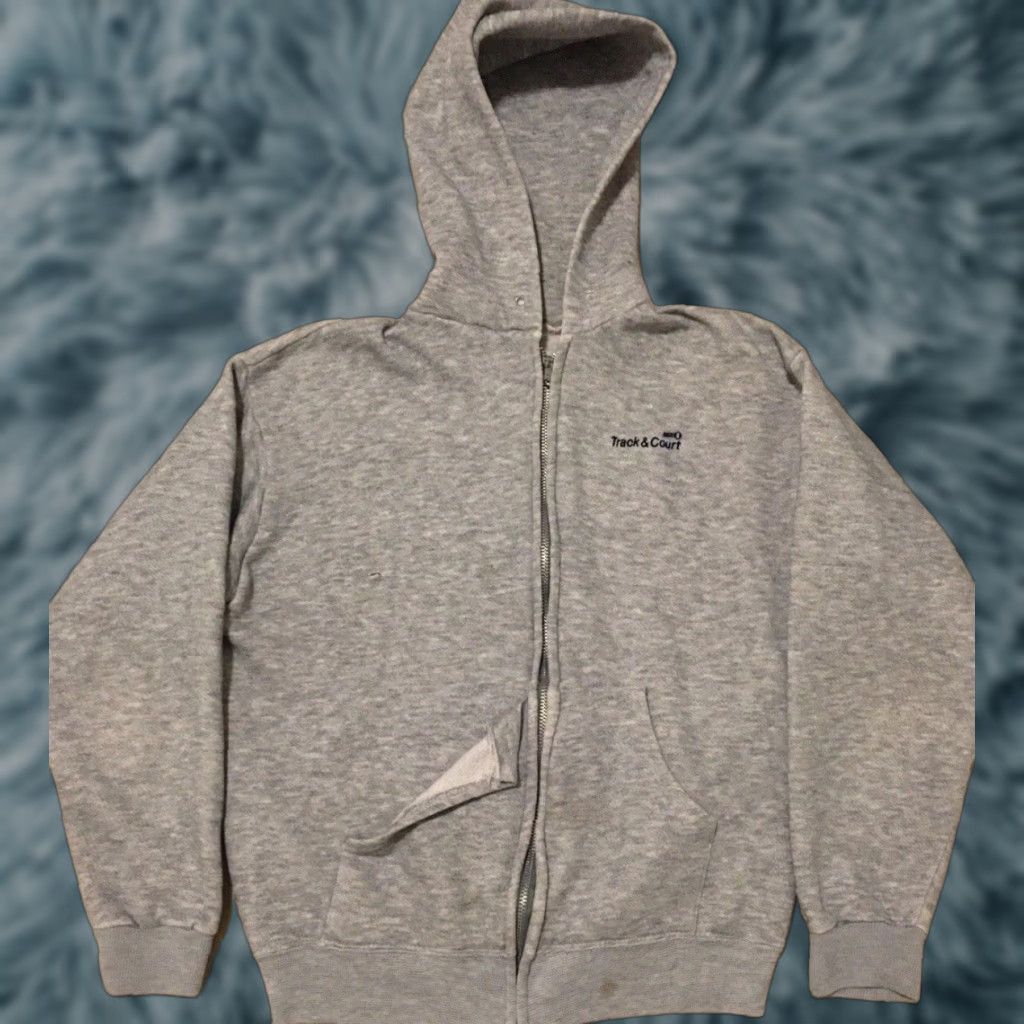 Thrasher Vtg 80s Thrashed Faded Zip Hoodie XS USA Track Grunge PE Biker Skate Surf 90s Size US XS / EU 42 / 0 - 1 Thumbnail