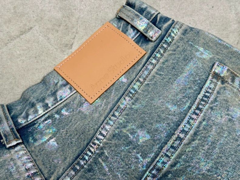 Acne Studios acne studios Laser wide-leg jeans 2506-Nextarrow Size US 30 / EU 46 - 4 Thumbnail
