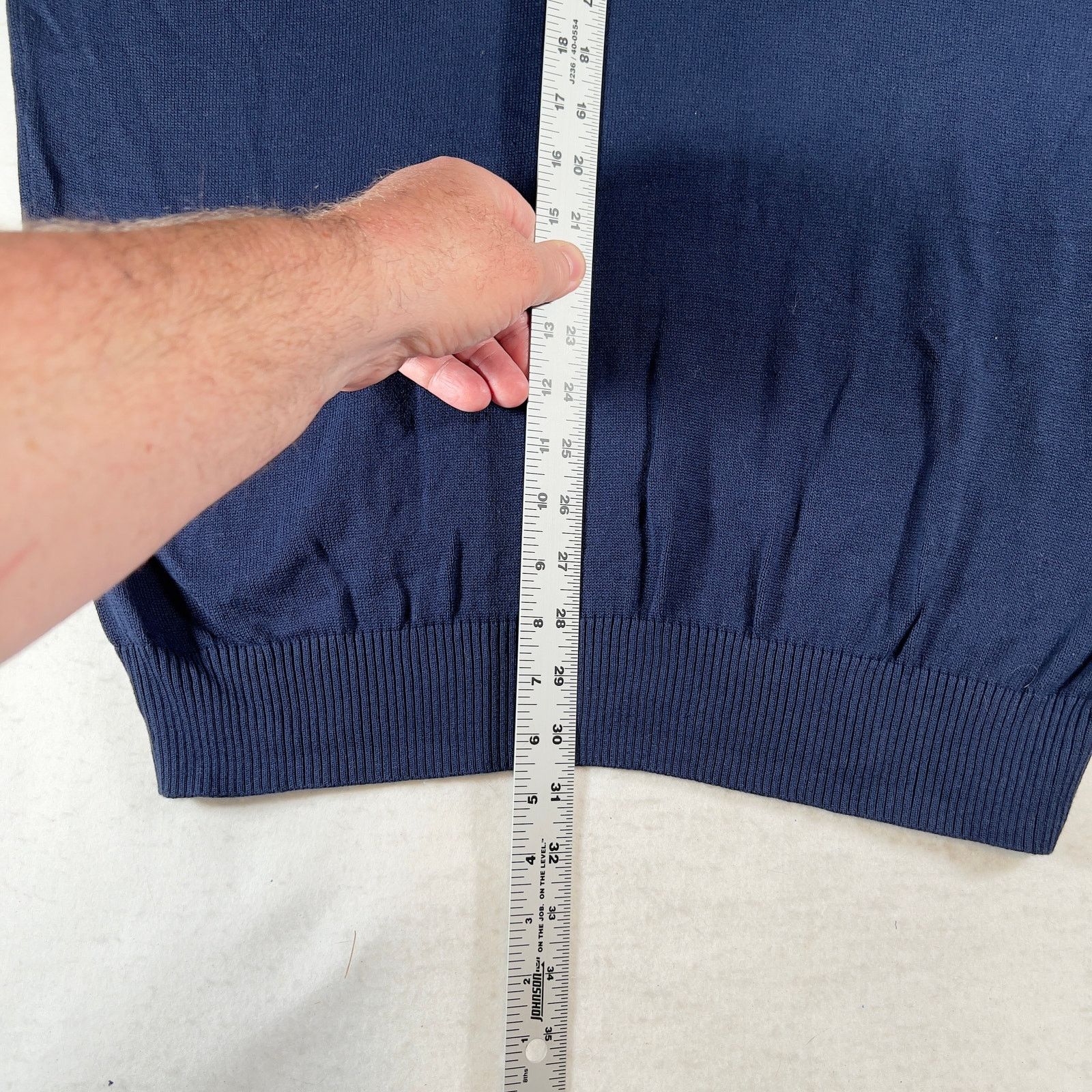 Jos. A. Bank Jos. A. Bank V Neck Sweater Men XL 100 Pima Cotton Signature Size US XL / EU 56 / 4 - 6 Thumbnail