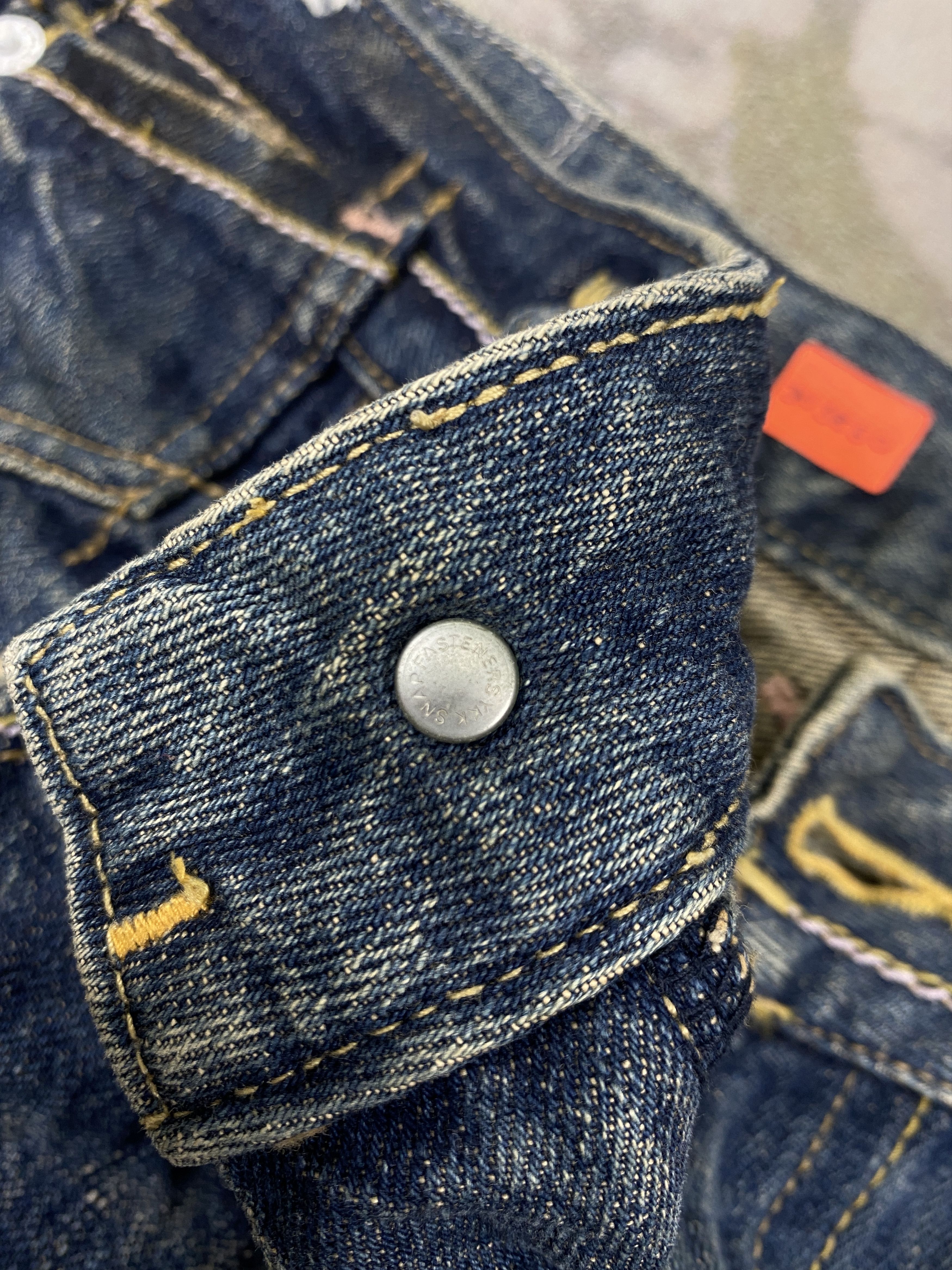 Vintage Japanese Brand Distressed Blue Jeans 32x30 Denim- JN3850 Size US 32 / EU 48 - 7 Thumbnail