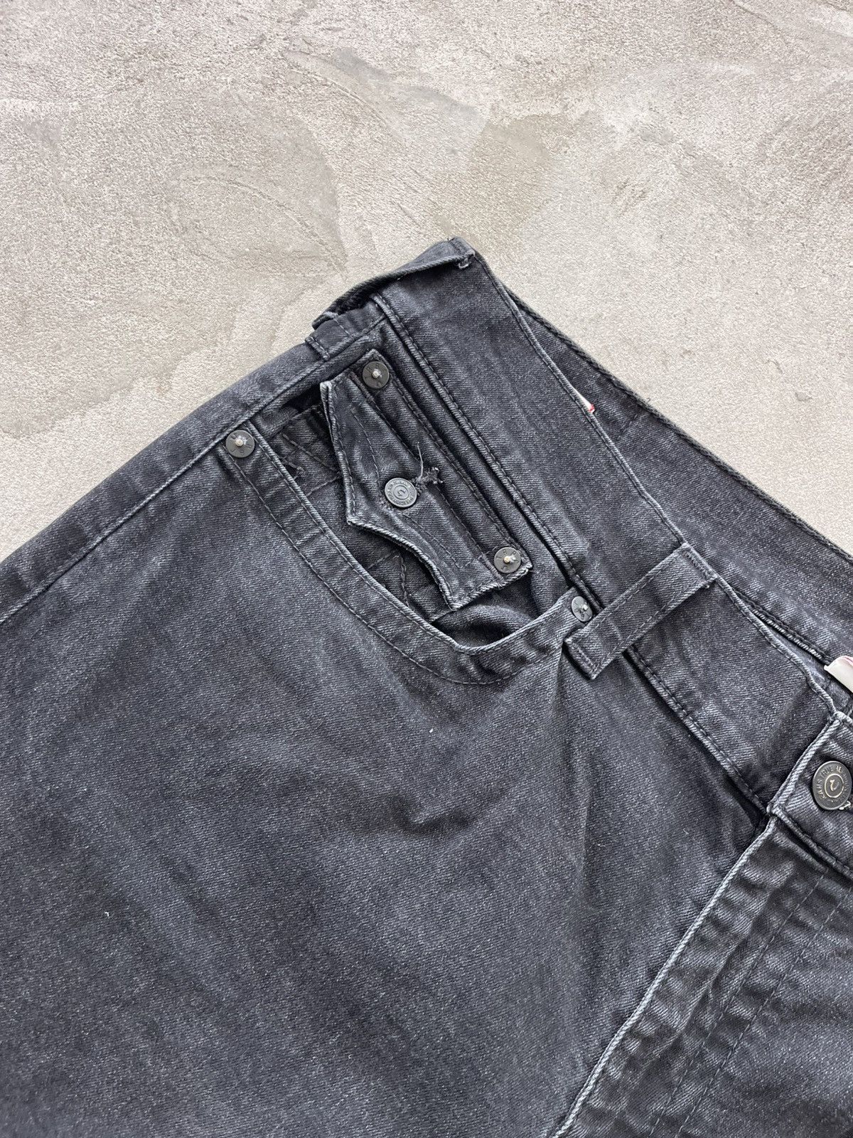 True Religion Vintage True Religion Ricky Black Jeans Relaxed Straight fit Size US 40 / EU 56 - 10 Thumbnail