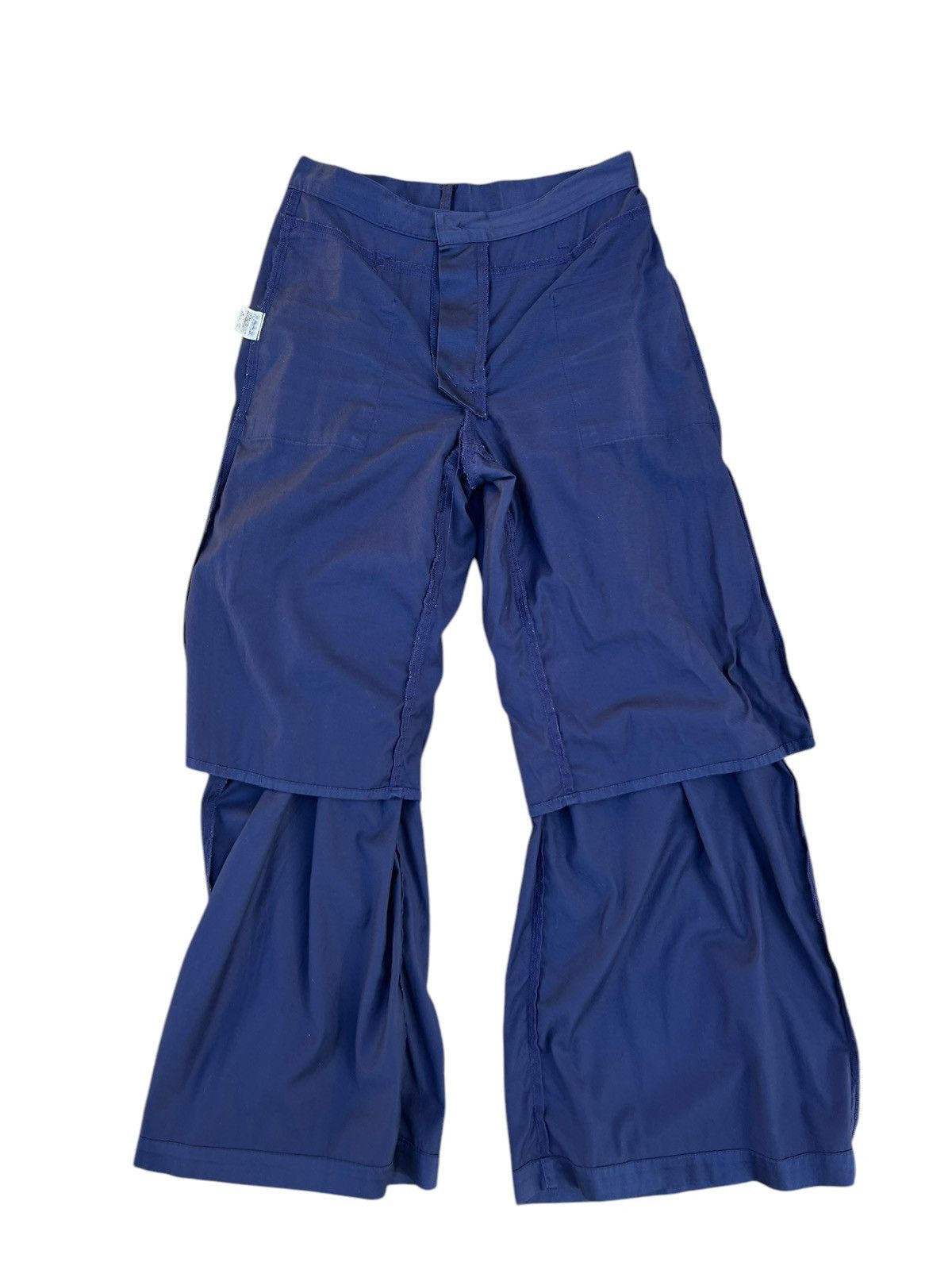 Issey Miyake Archive ZUCCA Wide Loose Stretch Trouser Pant Size US 29 - 18 Thumbnail