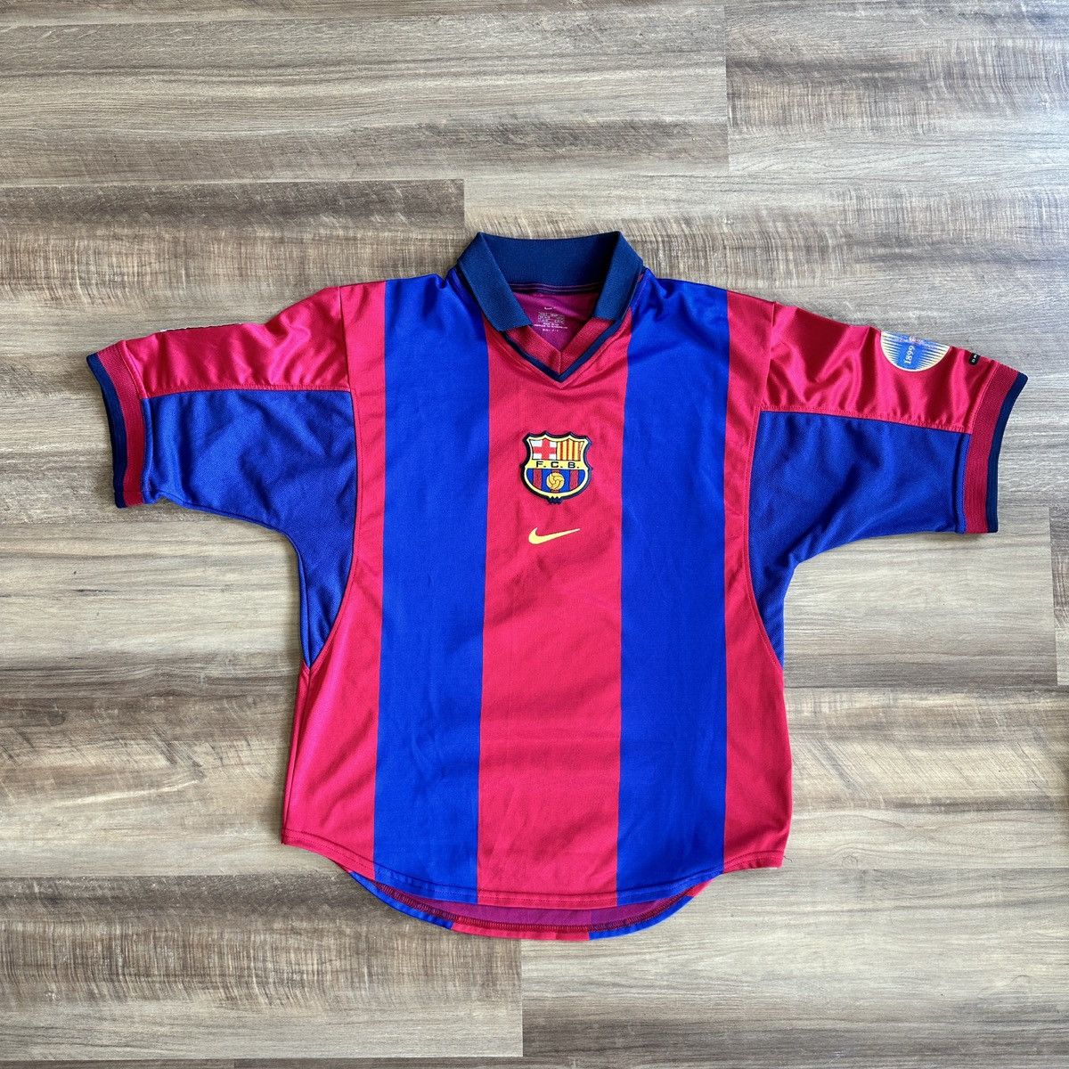 Nike × Vintage 1998-1999 FC Barcelona Home Jersey Size Small Size US S / EU 44-46 / 1 - 1 Thumbnail