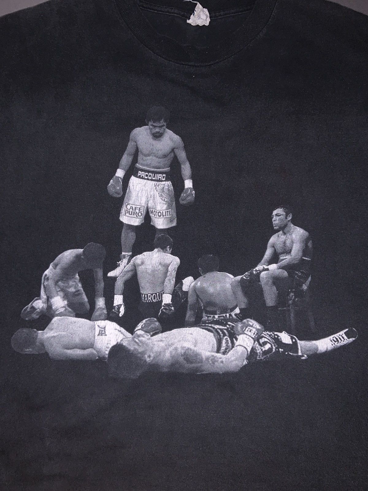 Alstyle Vintage 00’ Manny Pacquiao Boxing T - Size L Size US L / EU 52-54 / 3 - 4 Thumbnail