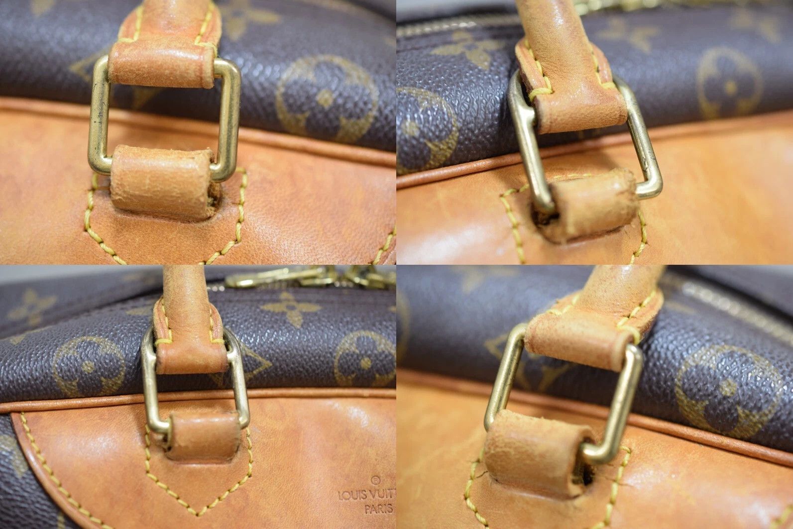 Louis Vuitton Auth Louis Vuitton Deauville Hand Bag Monogram Canvas M47270 Size ONE SIZE - 12 Thumbnail