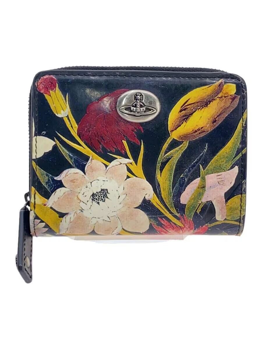 Vivienne Westwood Floral Orb Badge Wallet Size ONE SIZE - 1 Thumbnail