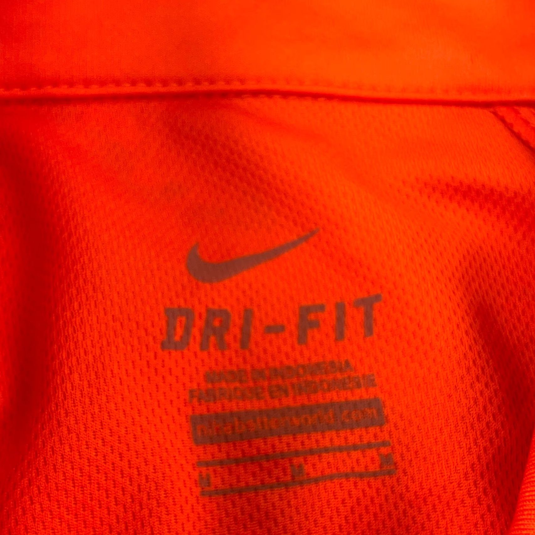 Nike Nike Polo Shirt Men Medium Orange White Dri-Fit Performance Golf Wicking Adult Size US M / EU 48-50 / 2 - 4 Thumbnail