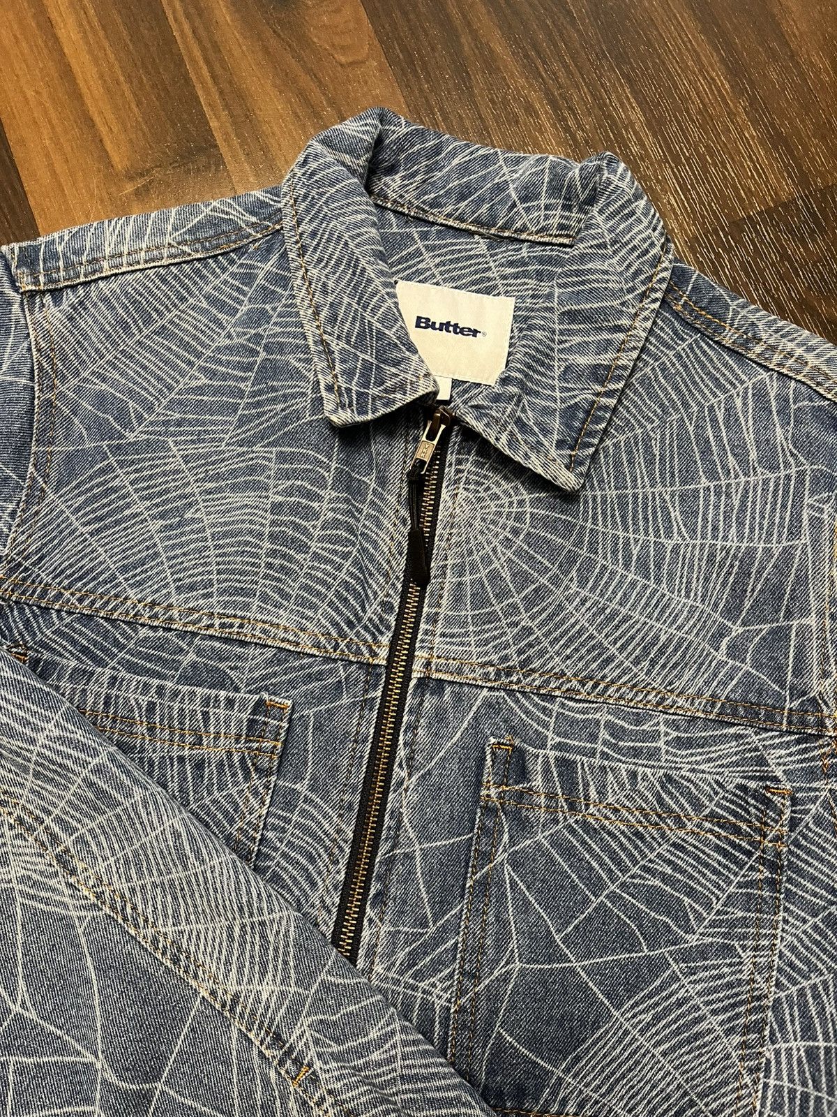 Butter Goods Spider Web Denim Jacket SS22 Size US S / EU 44-46 / 1 - 3 Thumbnail