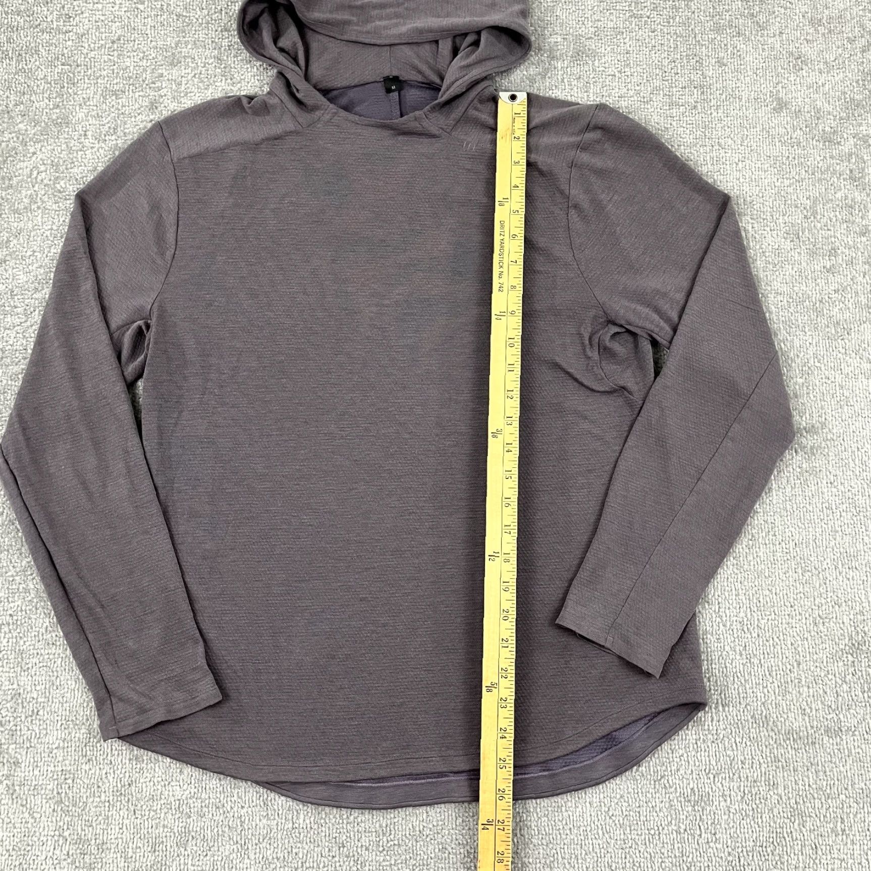 Lululemon Lululemon Conflux Pullover Hoodie Mens Medium Graphite Purple Office Travel Gym Size US M / EU 48-50 / 2 - 4 Thumbnail