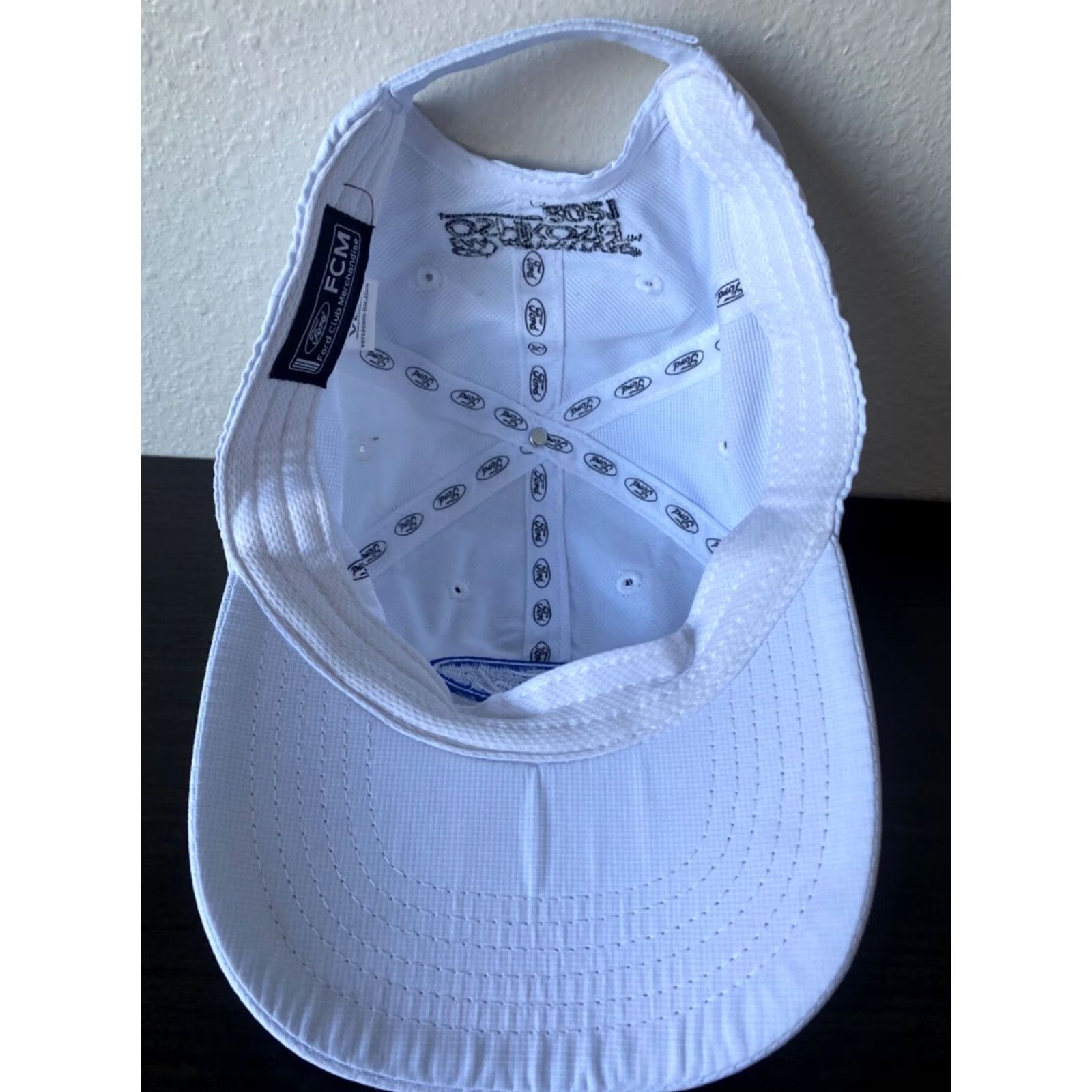 Ford Ford Baseball Cap Adjustable Gray Vintage? No — Ford Unisex Adults Baseball Cap Adjustab le Kn it White Size ONE SIZE - 4 Thumbnail