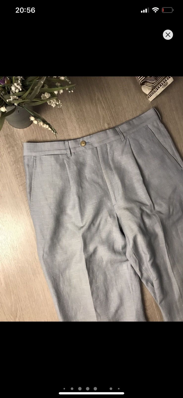Givenchy Givenchy Gentleman Lana Lino luxury suit Size 50R - 19 Thumbnail