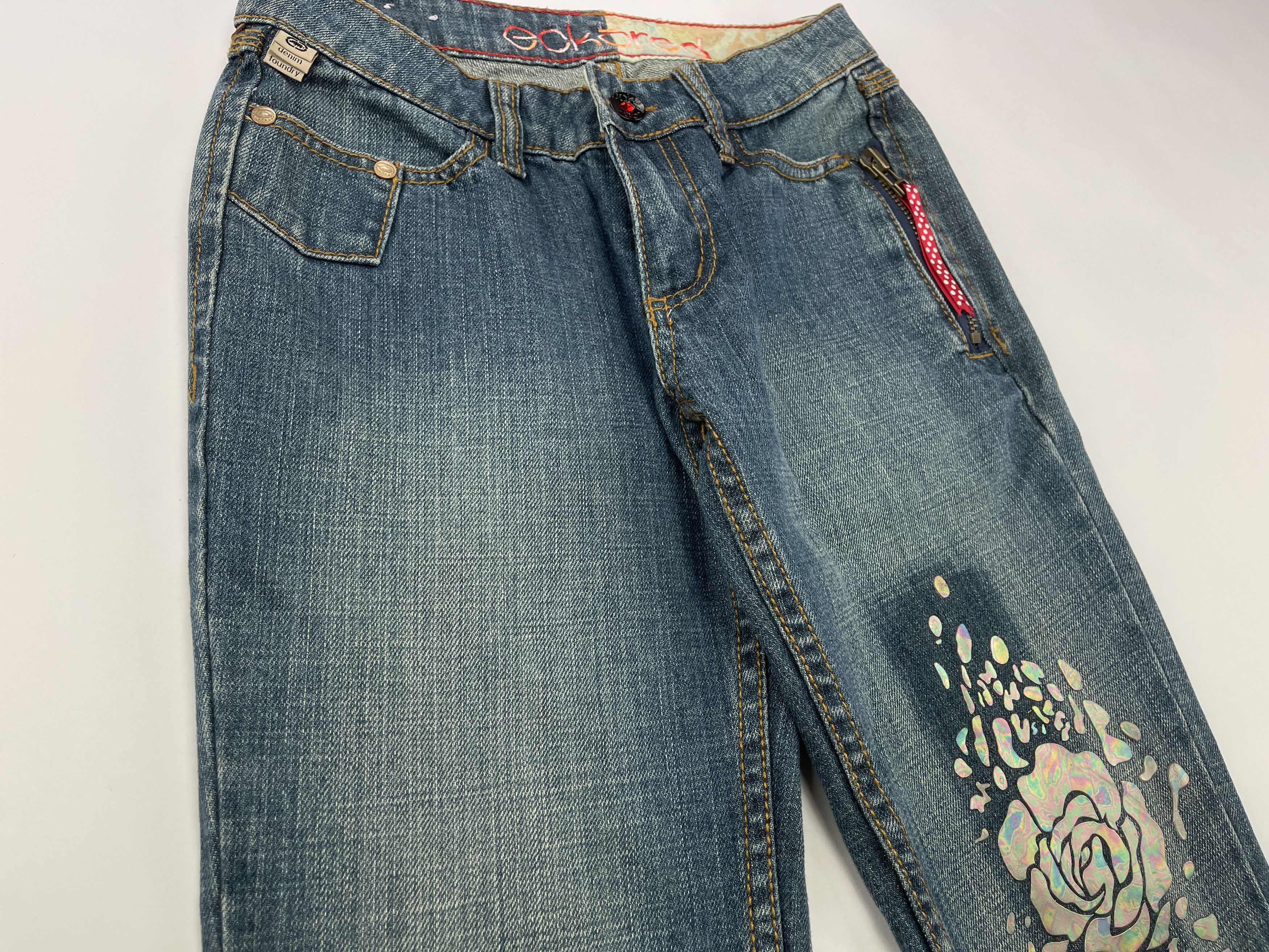 Ecko Unltd. Womens Ecko Unltd jeans, Ecko Red vintage 90s hip hop Y2K 26 Size 26" / US 2 / IT 38 - 11 Thumbnail