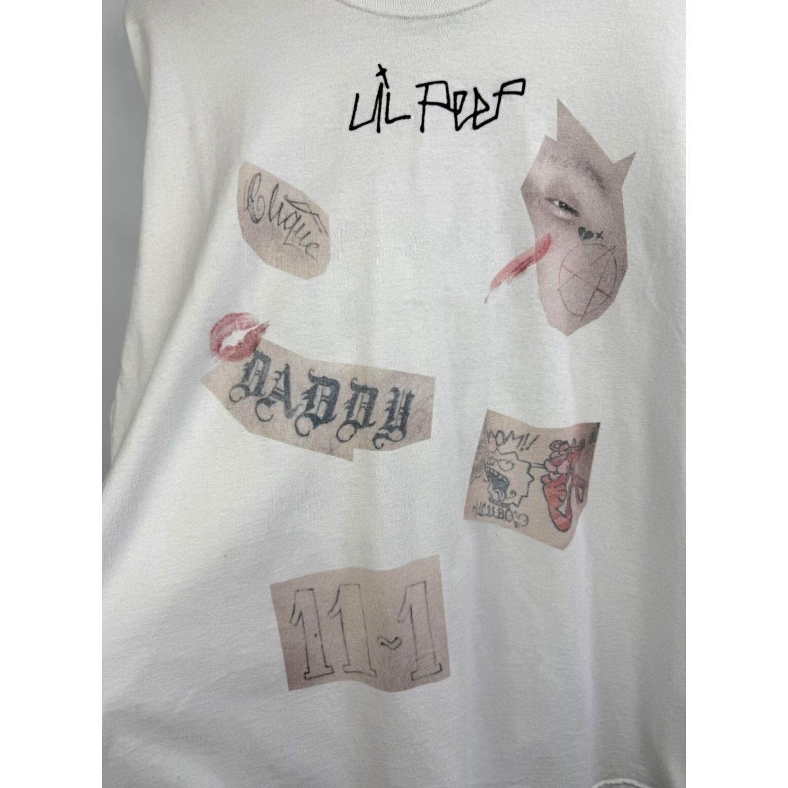 Vintage Lil Peep Y2K Long Sleeve Shirt White L Retro Hype Sus Boy Rare Mens Size US L / EU 52-54 / 3 - 5 Thumbnail
