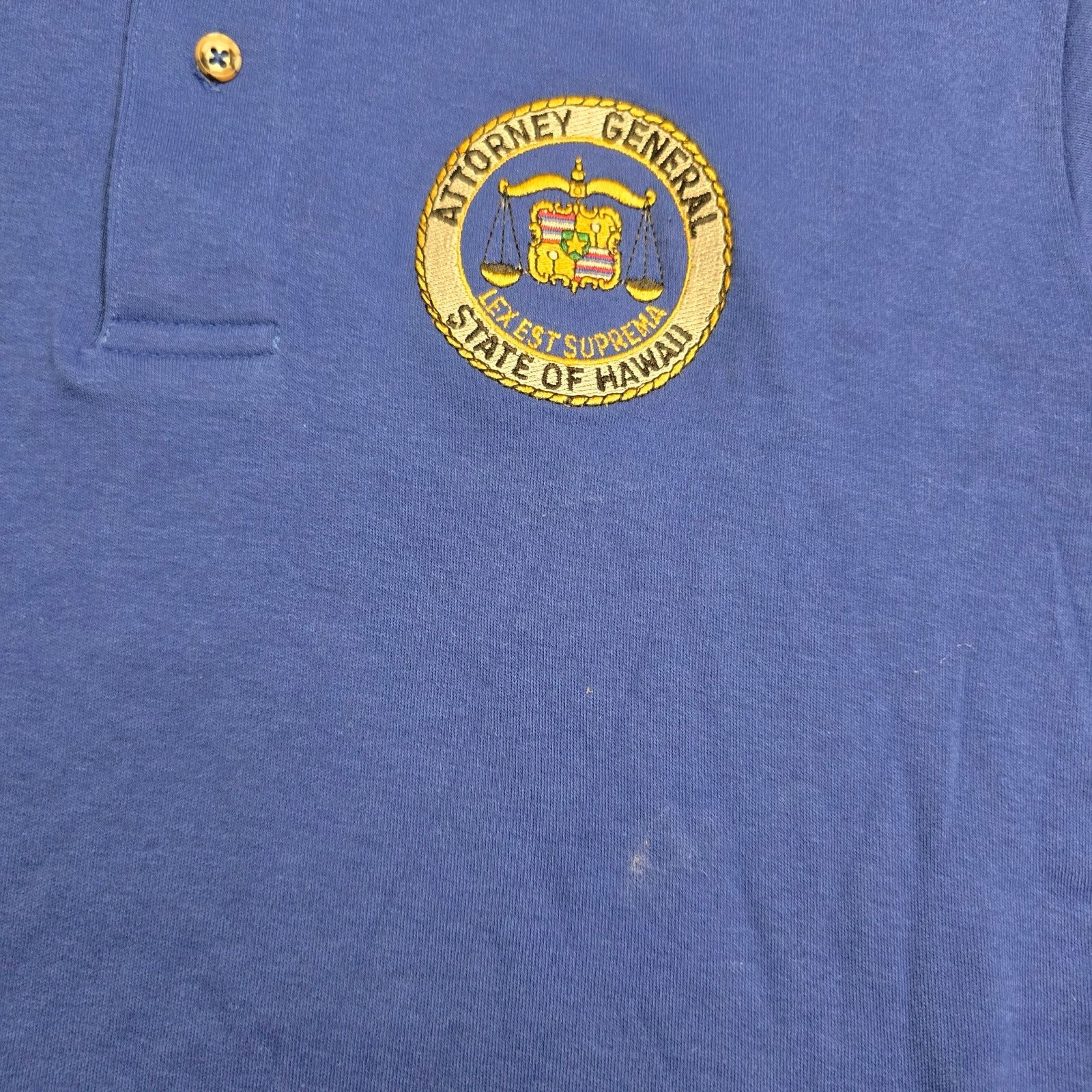 Vintage Vintage State Hawaii Department Attorney General Polo Shirt Size US M / EU 48-50 / 2 - 4 Thumbnail