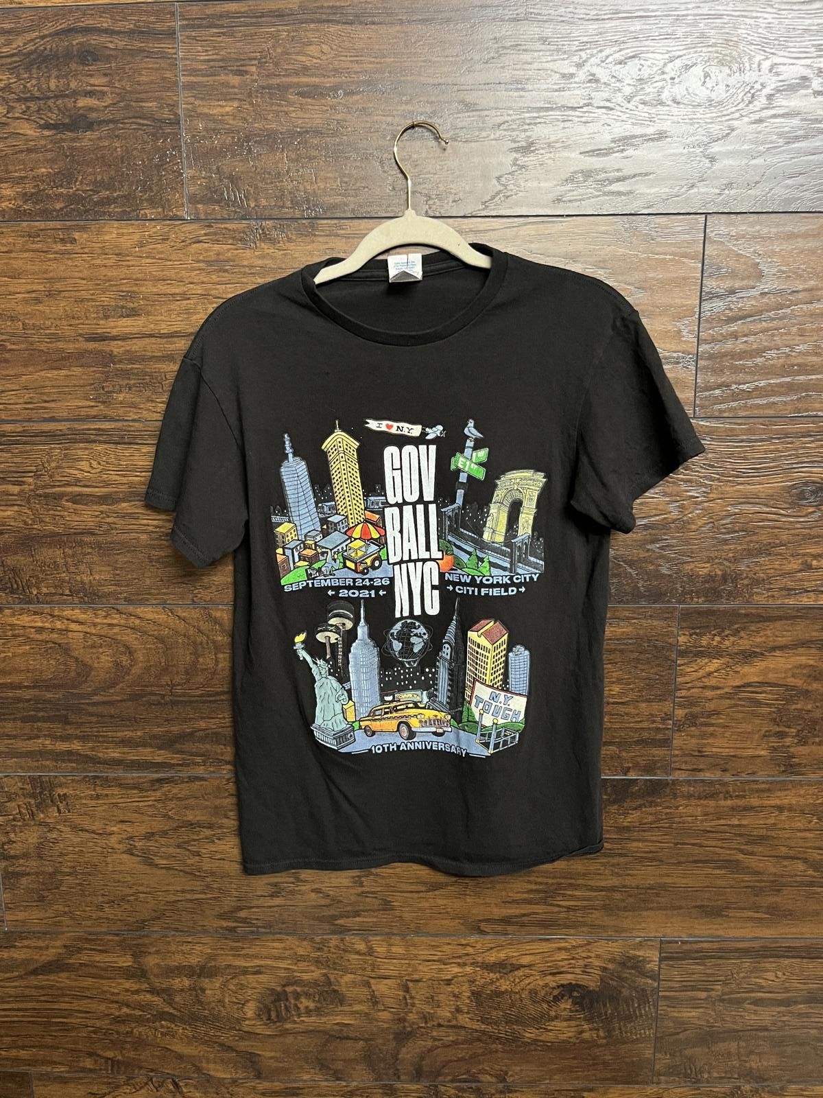 Designer T-shirt Gov ball NYC - 10th Anniversary 2 Sided Tee Size US S / EU 44-46 / 1 - 1 Thumbnail