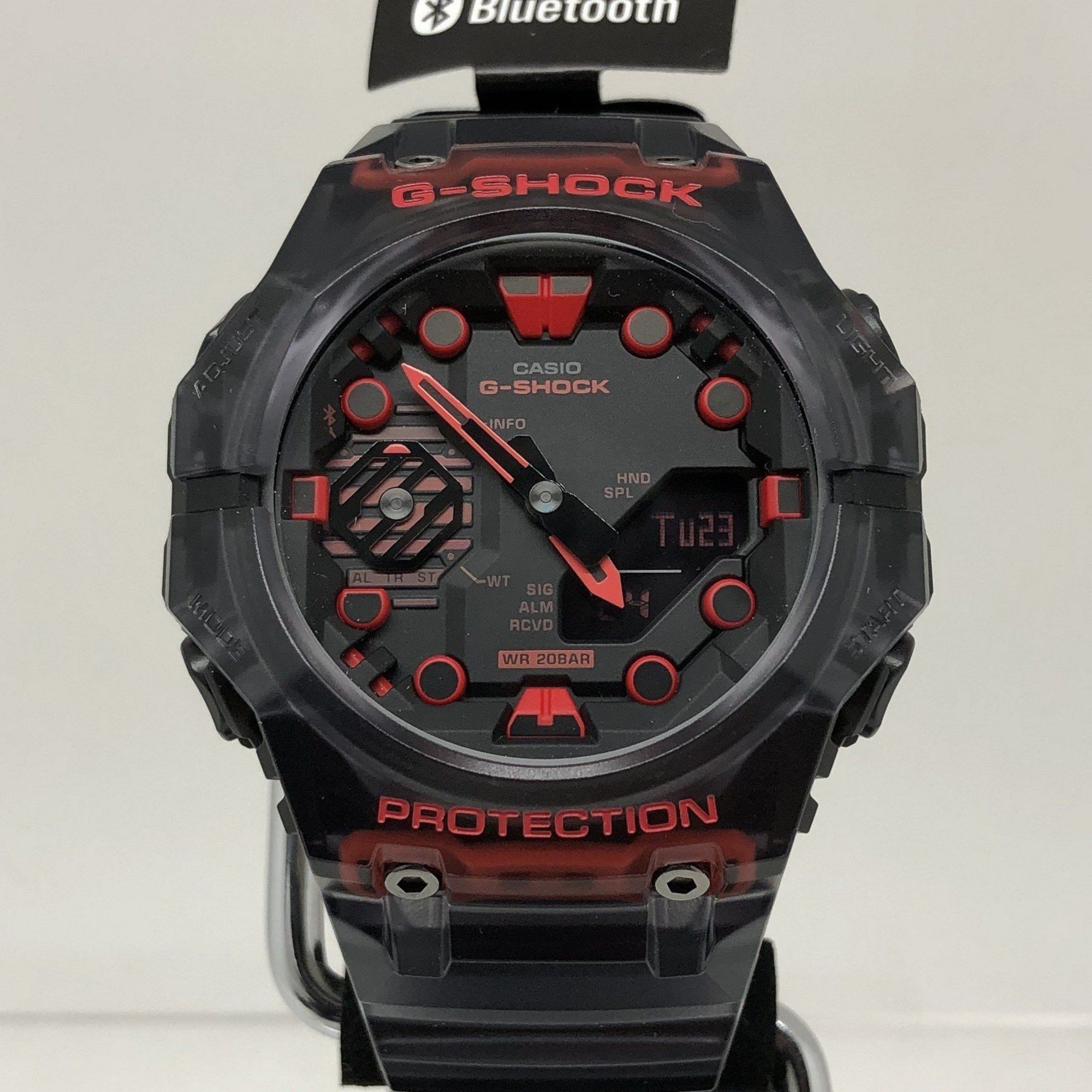 image of G-Shock Casio Watch Ga-B001G-1A Ana-Digi Quartz Black Skeleton Smartphone Link Men's Mikunigaoka St