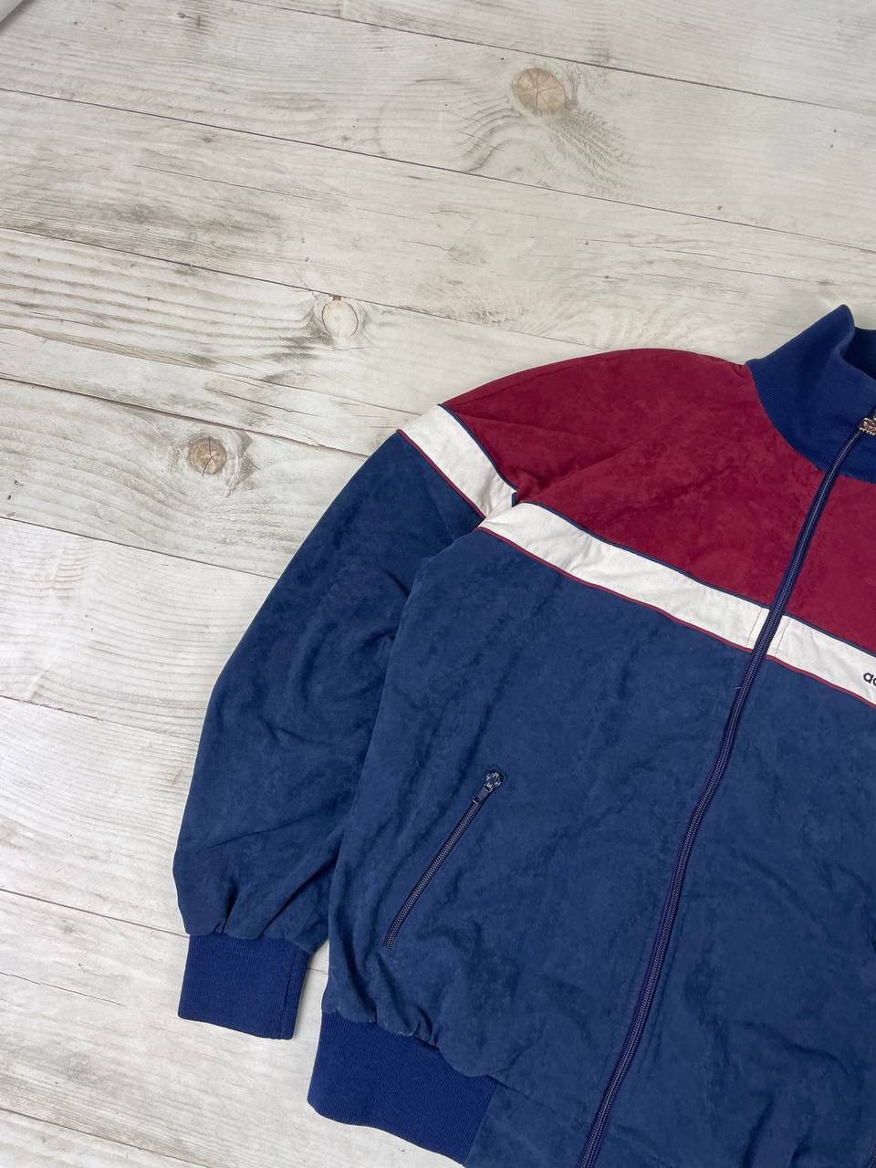 Adidas Vintage Adidas Velvet Track Jacket 80s Made In West Germany Size US XL / EU 56 / 4 - 5 Thumbnail
