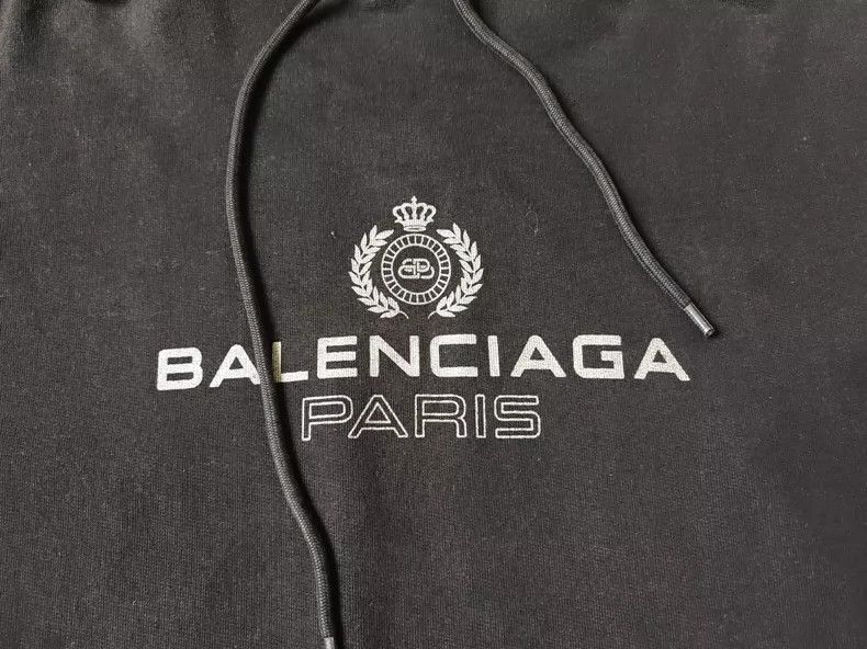 Balenciaga Balenciaga Crown Wheat Spike logo Hoodie 2504-Nextarrow Size US S / EU 44-46 / 1 - 4 Thumbnail
