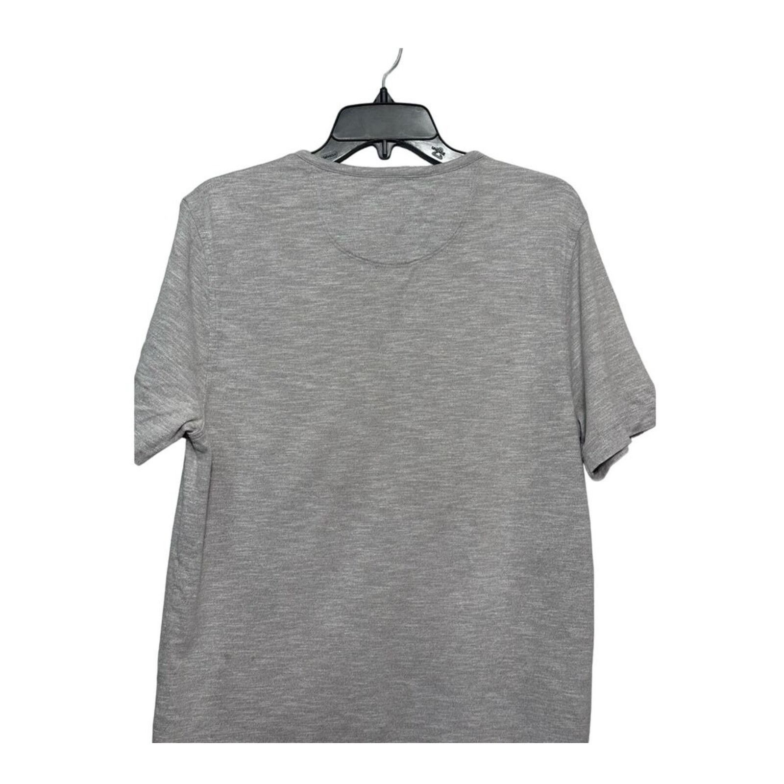1901 1901 Henley T-Shirt Short Sleeve 100% Cotton Gray Men's S Size US S / EU 44-46 / 1 - 5 Thumbnail