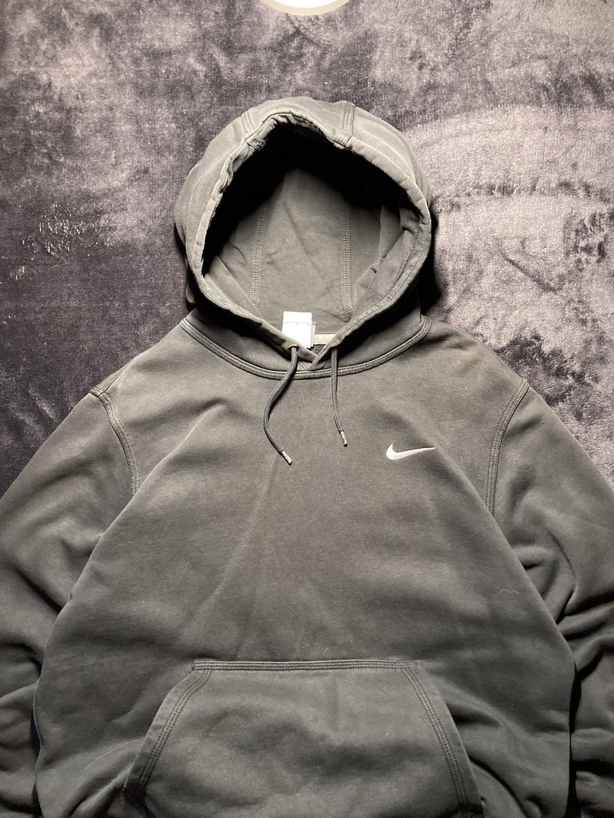 Nike × Vintage ⛩️ Vintage Nike Hoodie Small Logo Faded Basic Oversize Baggy Size US M / EU 48-50 / 2 - 3 Thumbnail