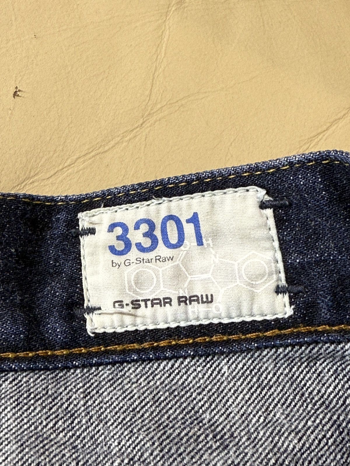G-Star G Star Raw 3301 Denim Jeans Indigo Blue Size US 32 / EU 48 - 8 Thumbnail