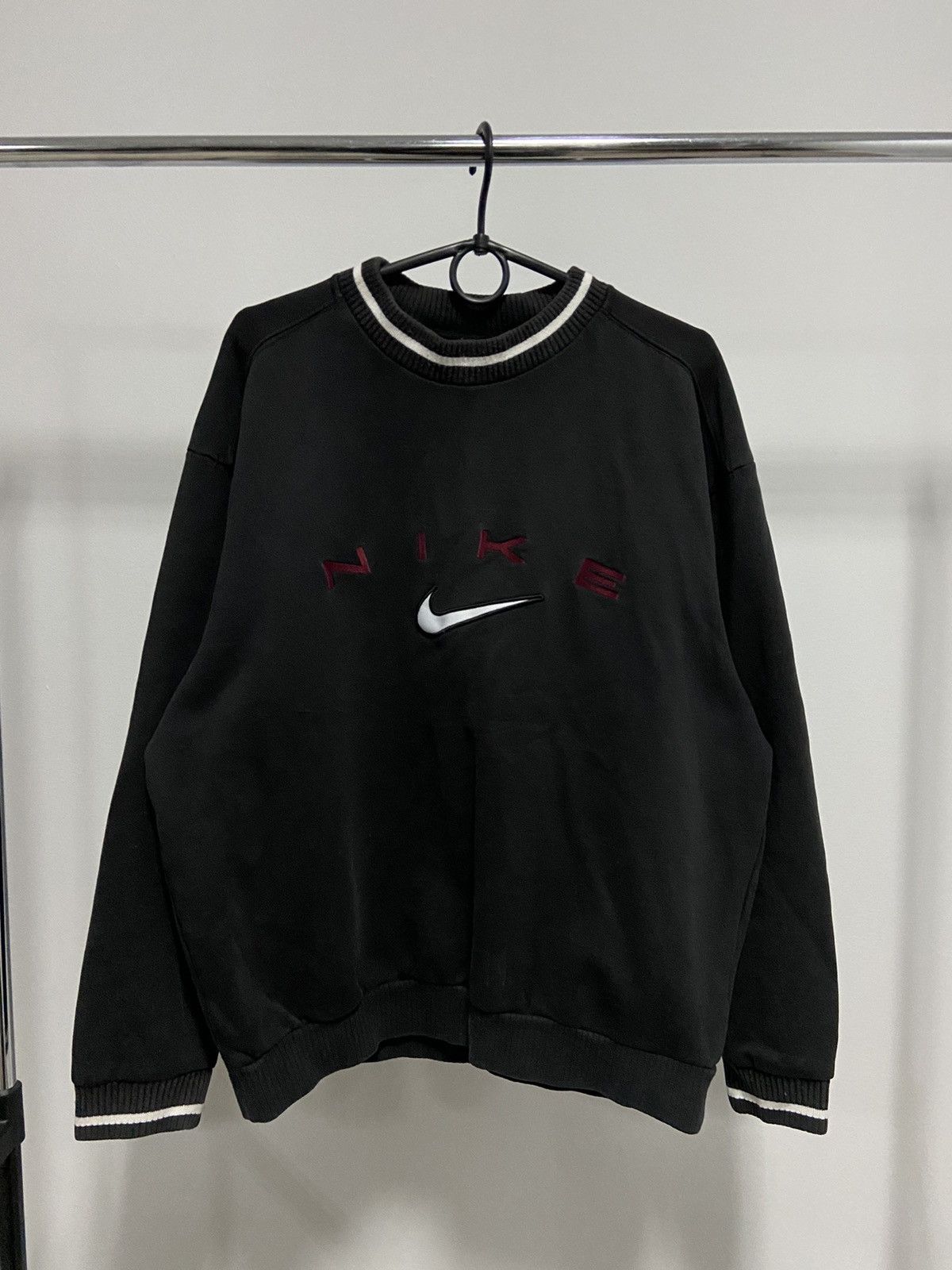 Nike × Vintage Nike big logo spell out swoosh sweatshirt vintage Size US M / EU 48-50 / 2 - 2 Thumbnail