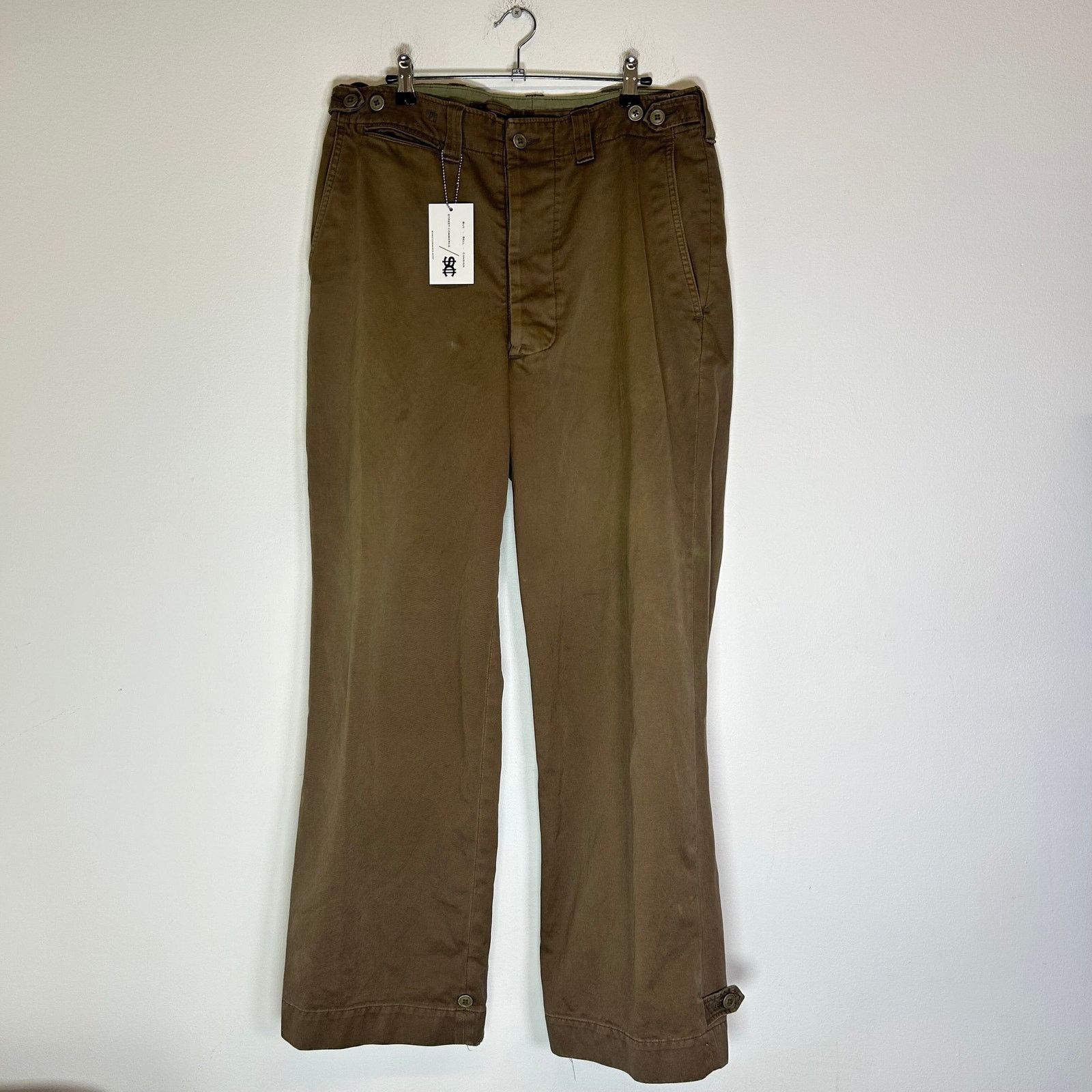 Junya Watanabe Junya Watanabe AD2003 Olive Trousers Size US 34 / EU 50 - 1 Thumbnail